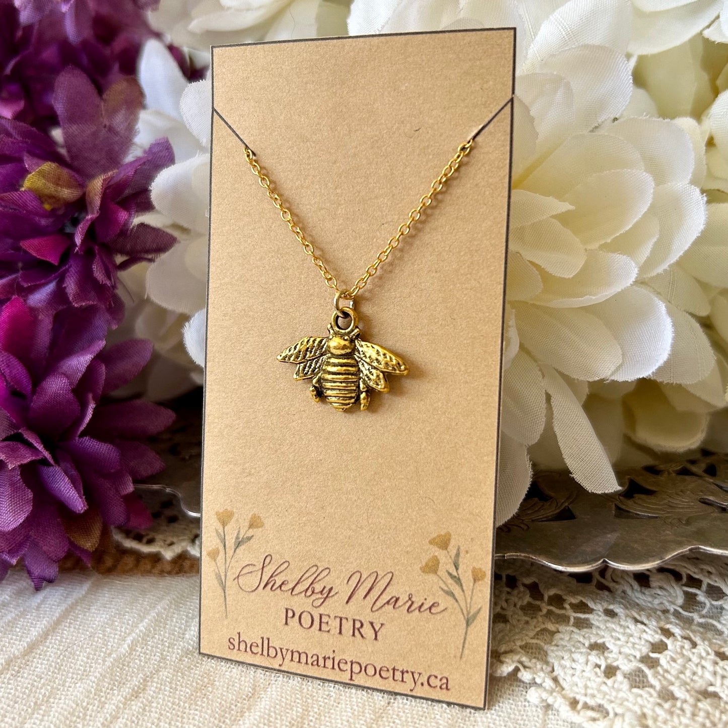 Bumble Bee Necklace