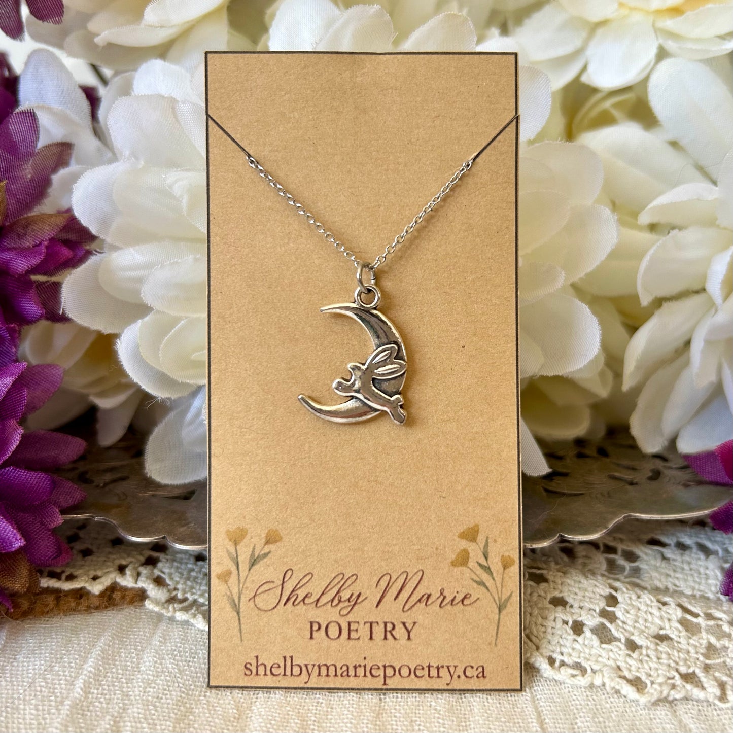 Midnight Bunny Necklace