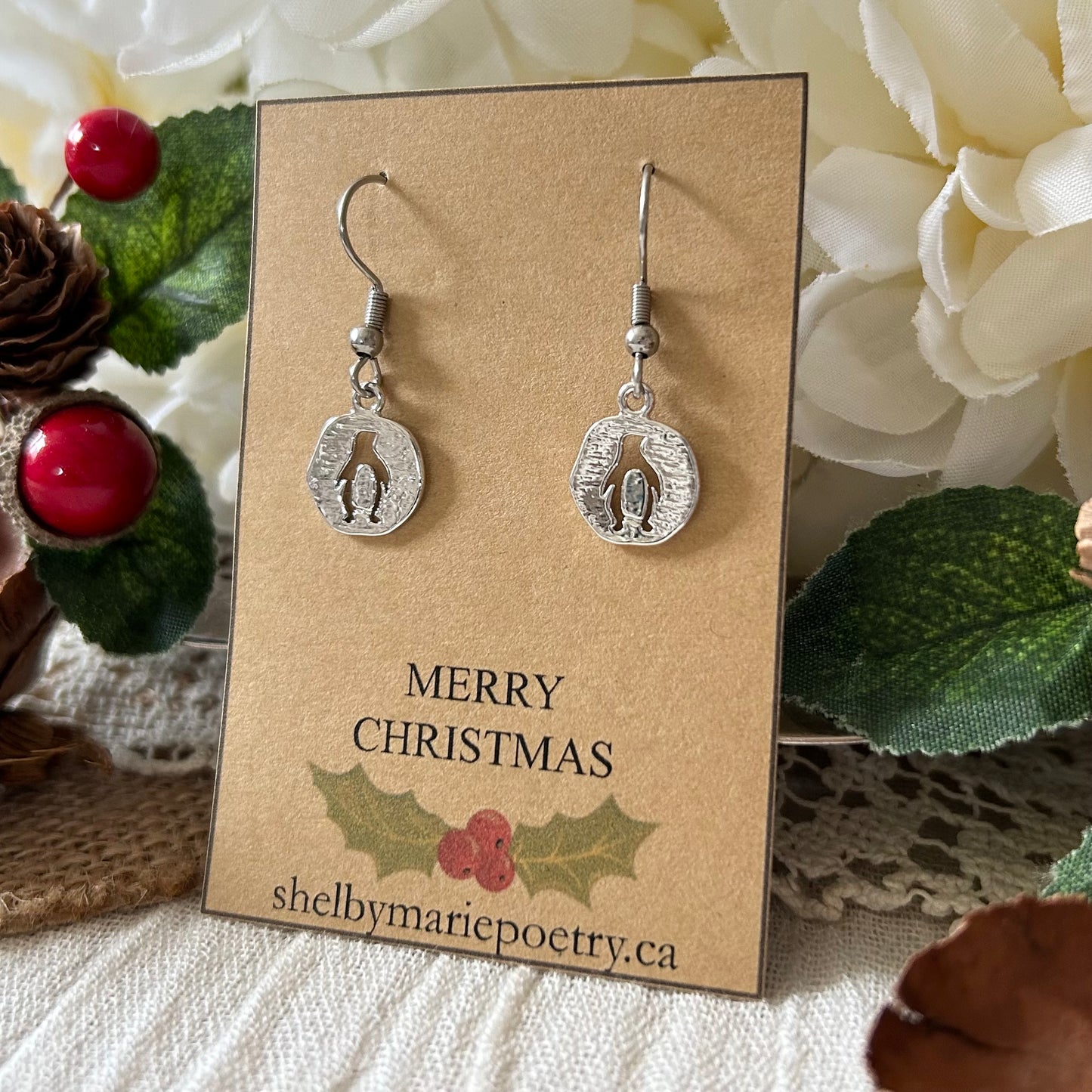 Penguin Earrings