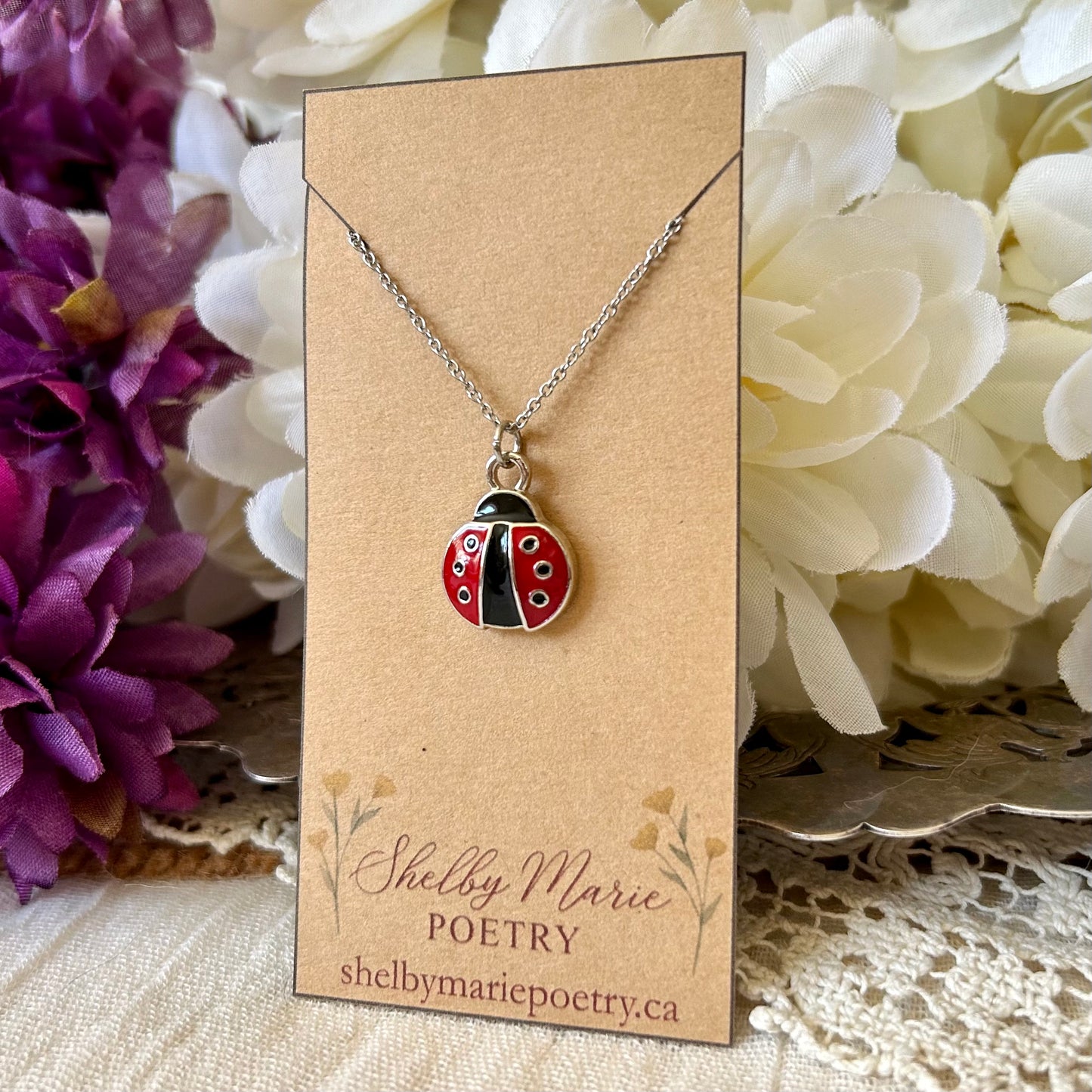 Ladybug Necklace