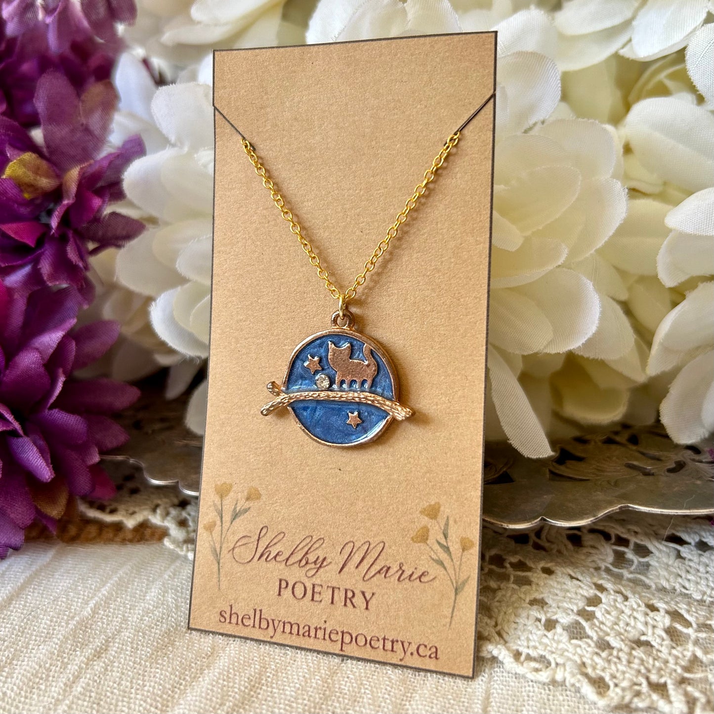 Midnight Kitten Necklace