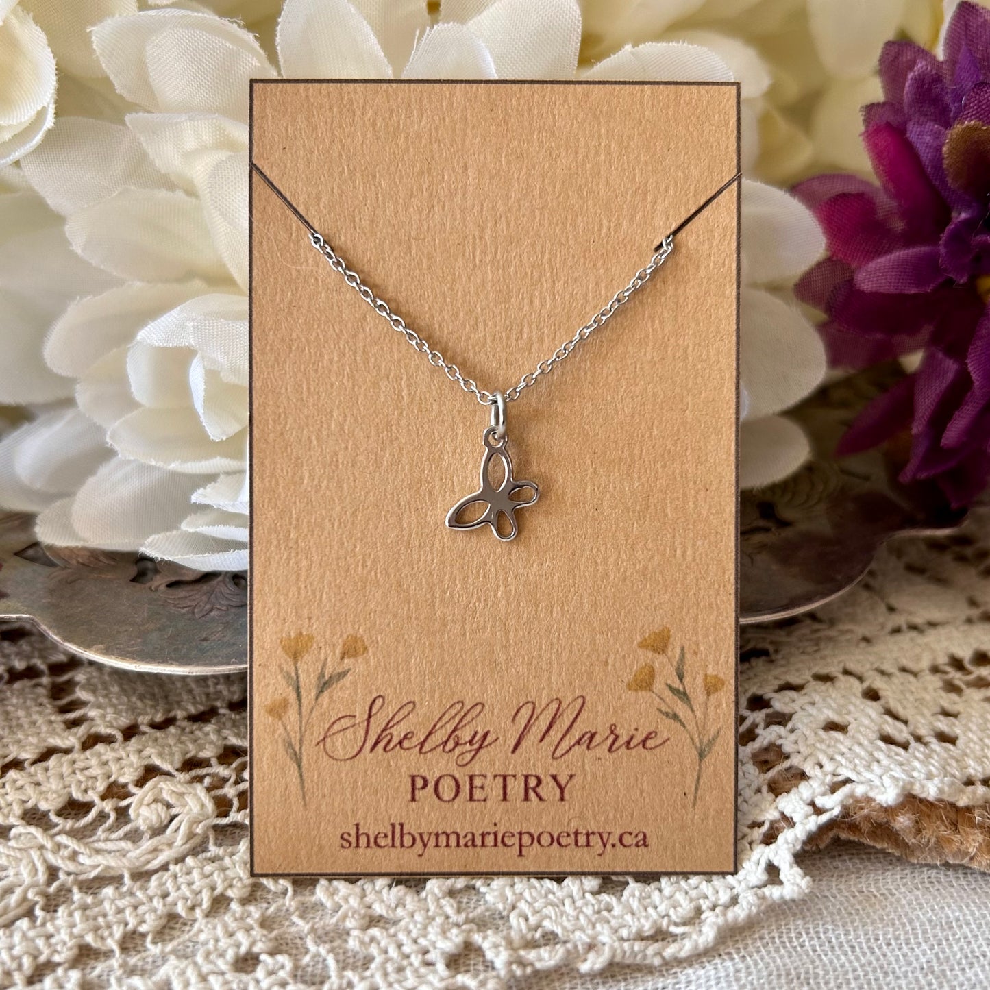 Butterfly - Stainless Steel Necklace