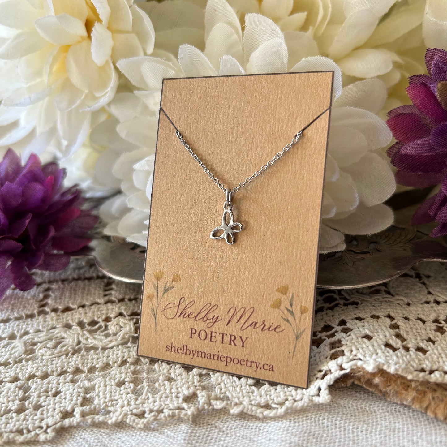 Butterfly - Stainless Steel Necklace