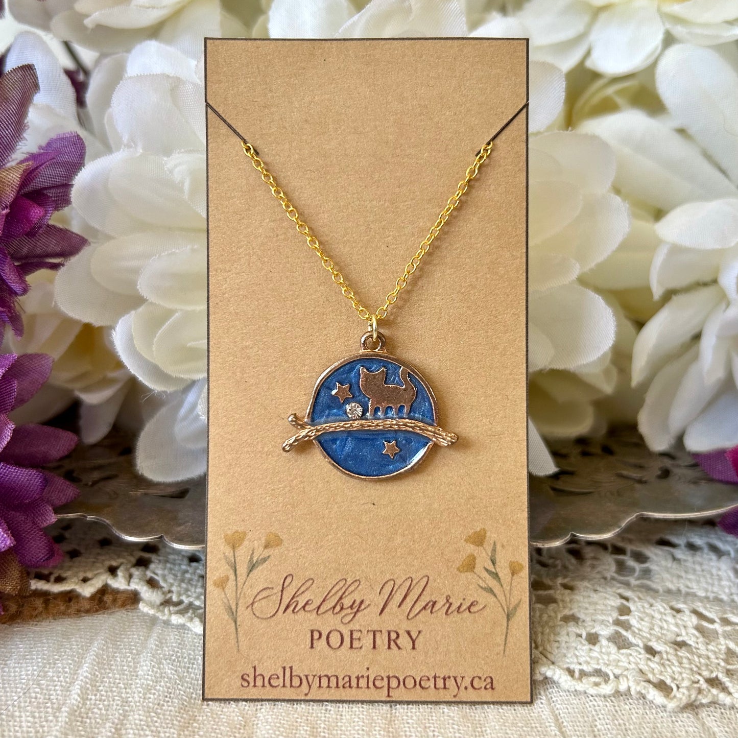 Midnight Kitten Necklace