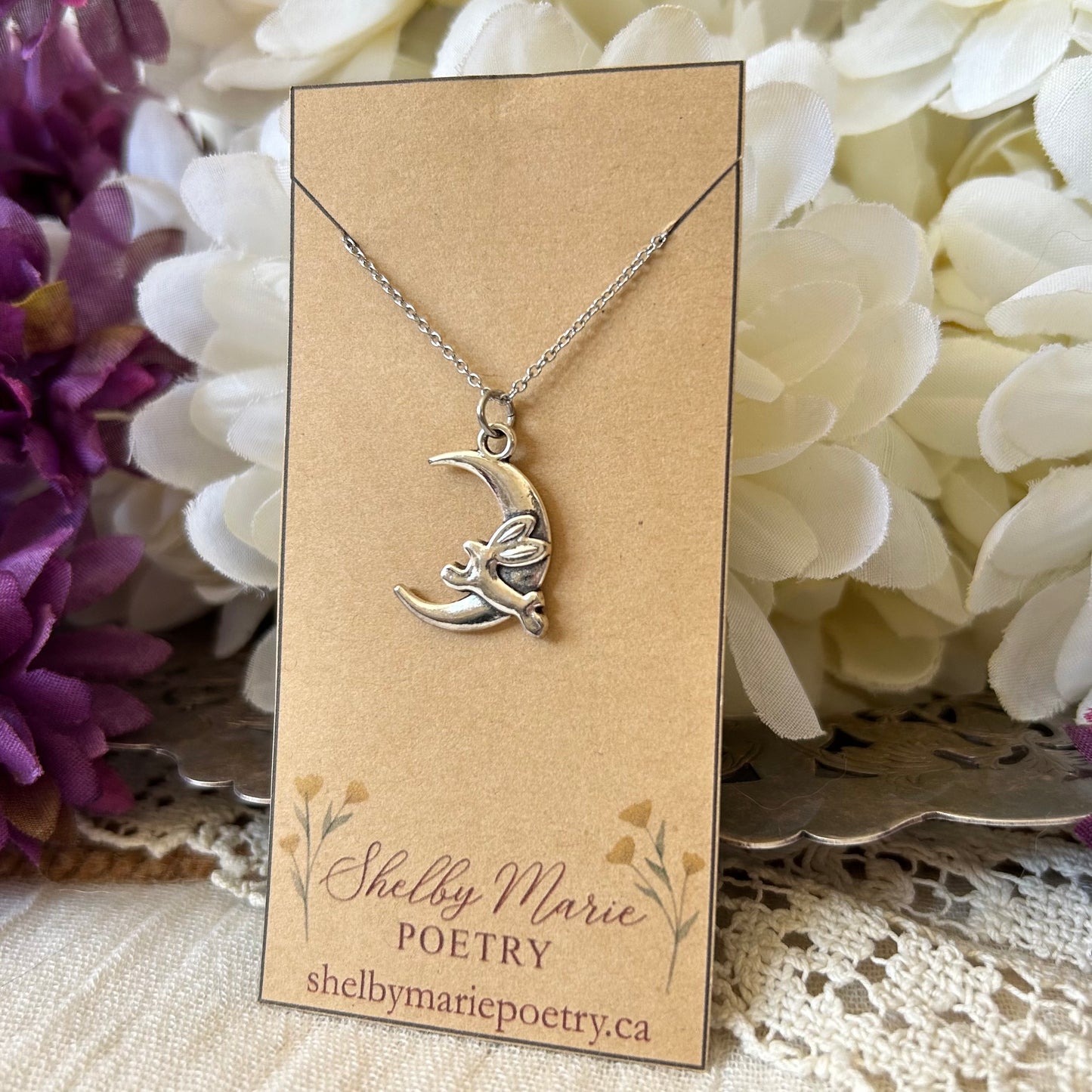 Midnight Bunny Necklace