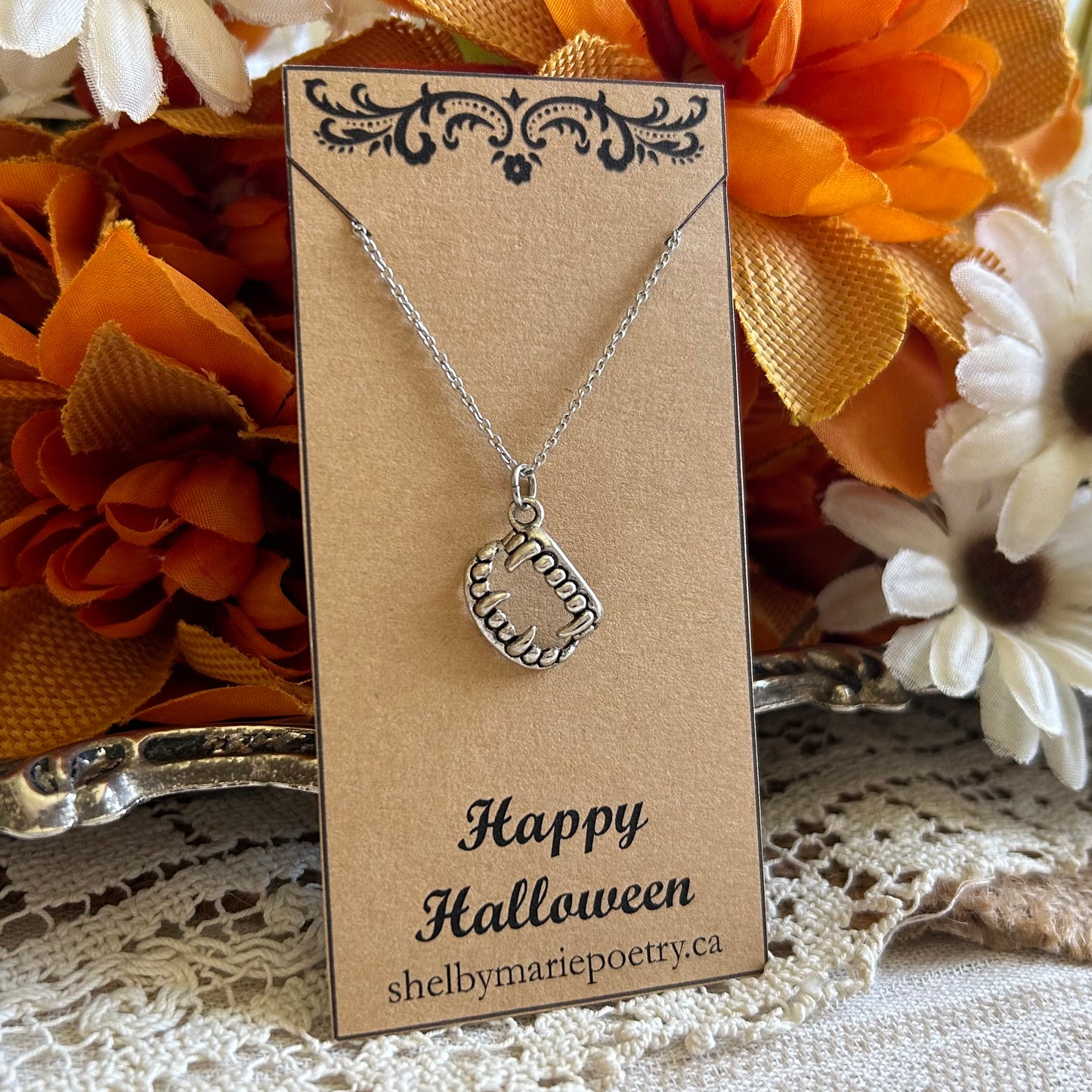 Vampire Bite Necklace