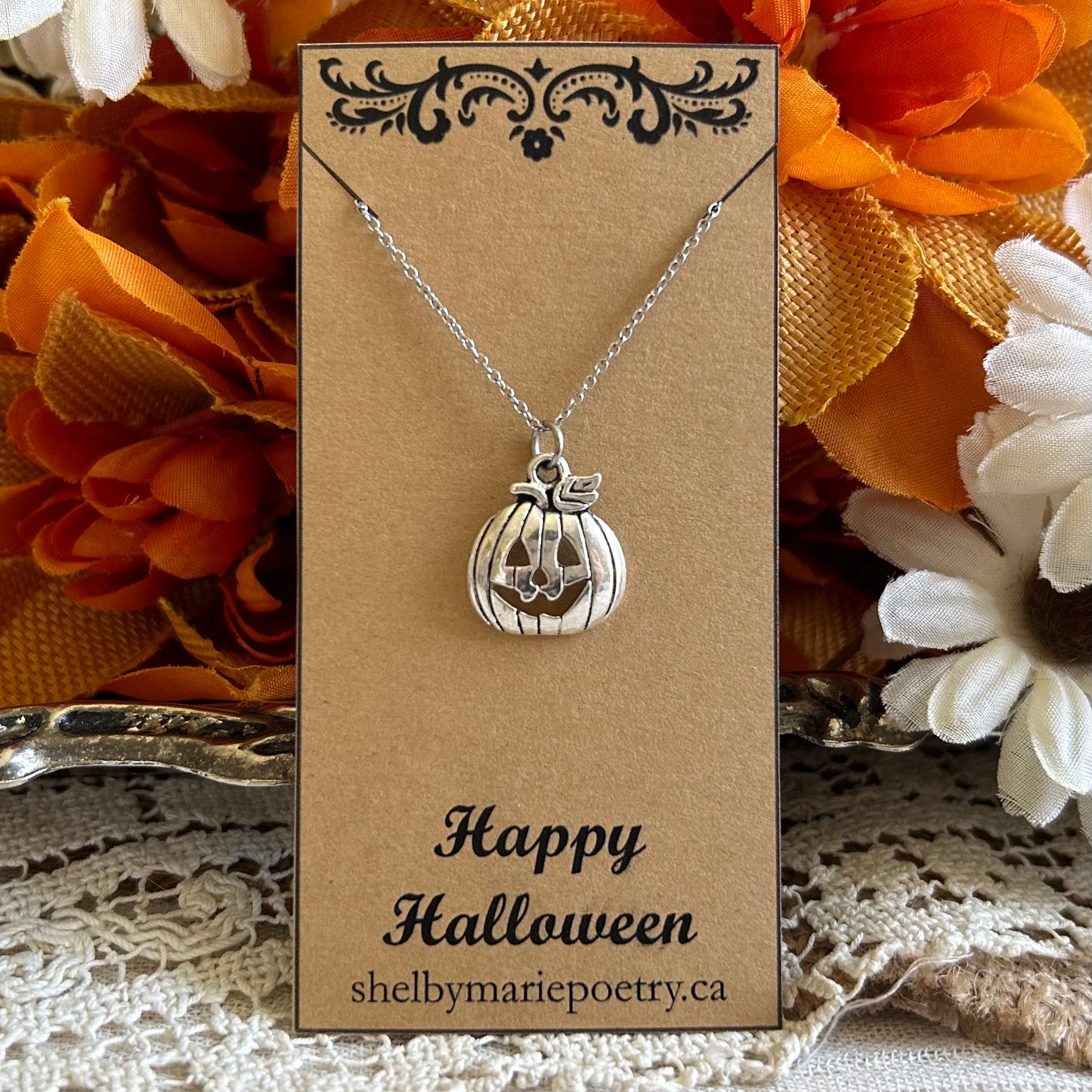 Jack-O-Lantern Necklace