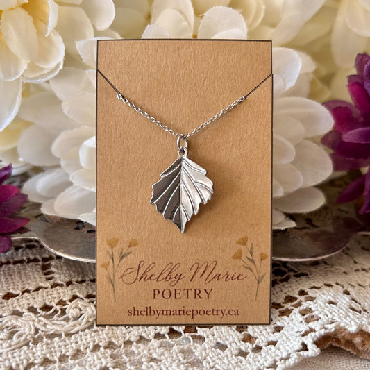 Leaf - Stainless Steel Necklace