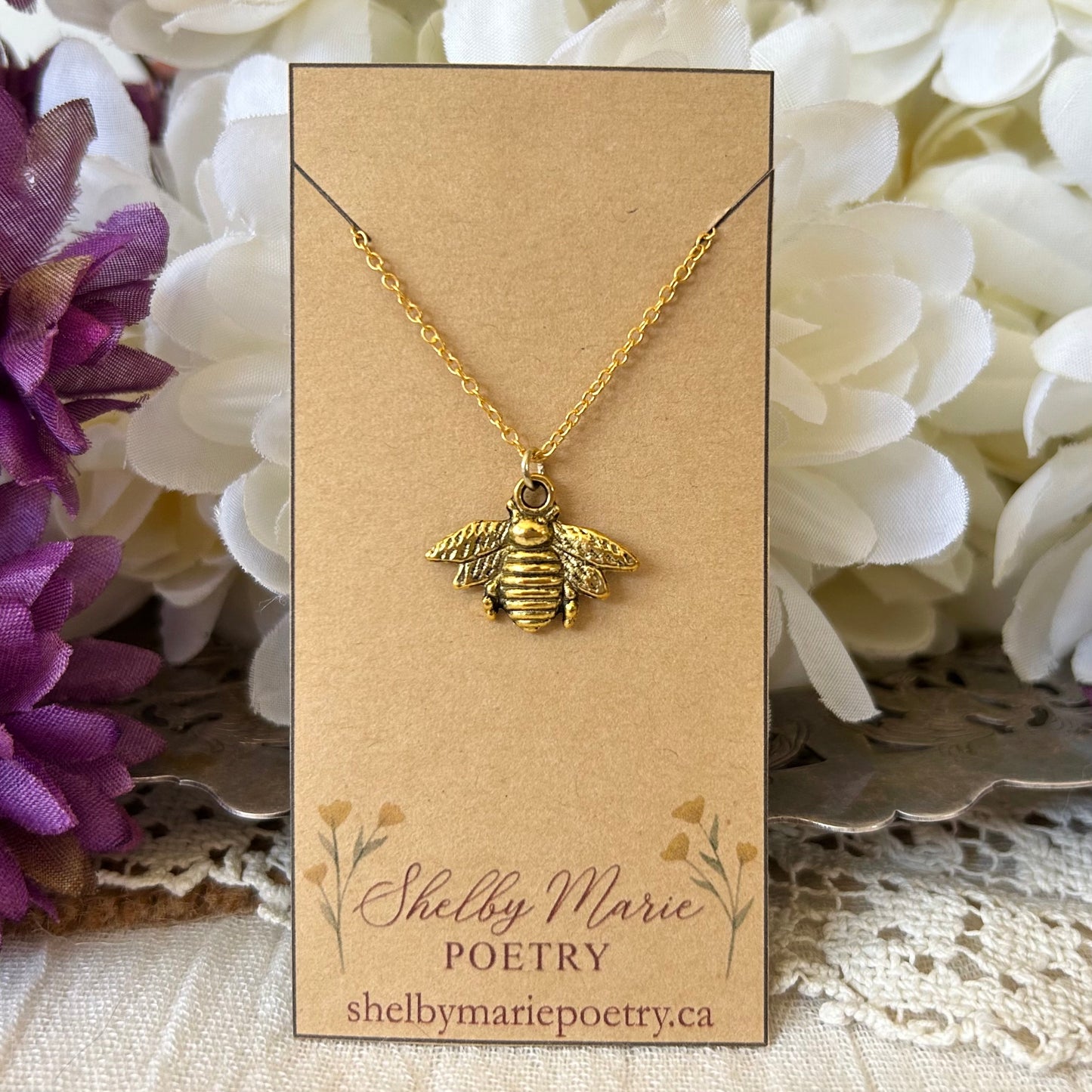 Bumble Bee Necklace