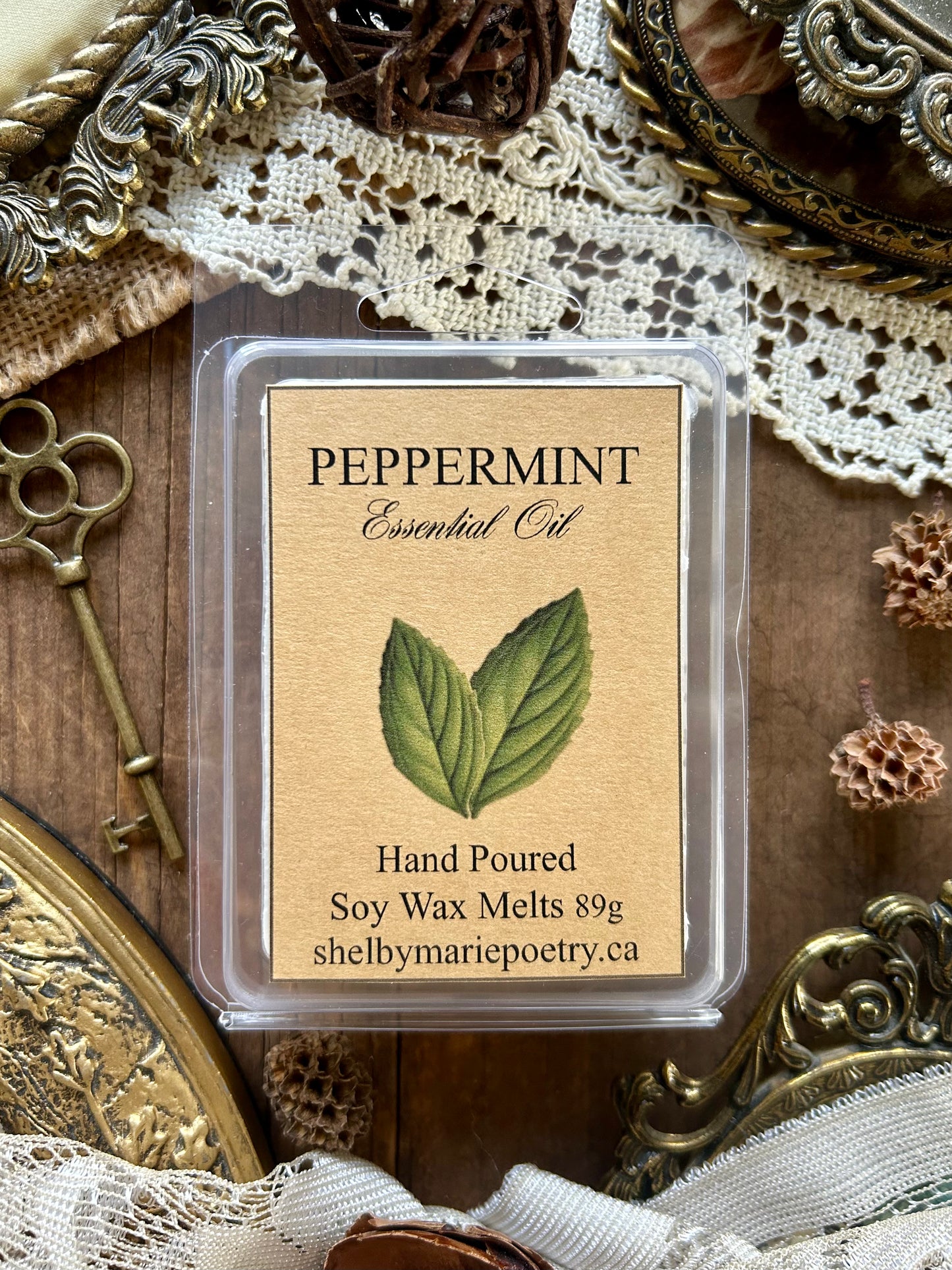 Peppermint Essential Oil - Soy Wax Melts