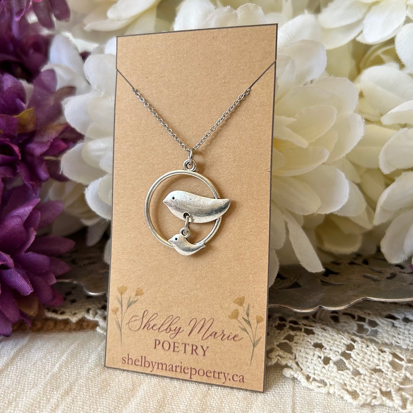 Mother Bird Necklace