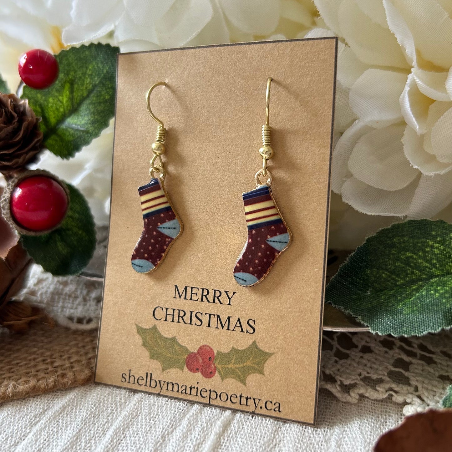 Stocking Earrings