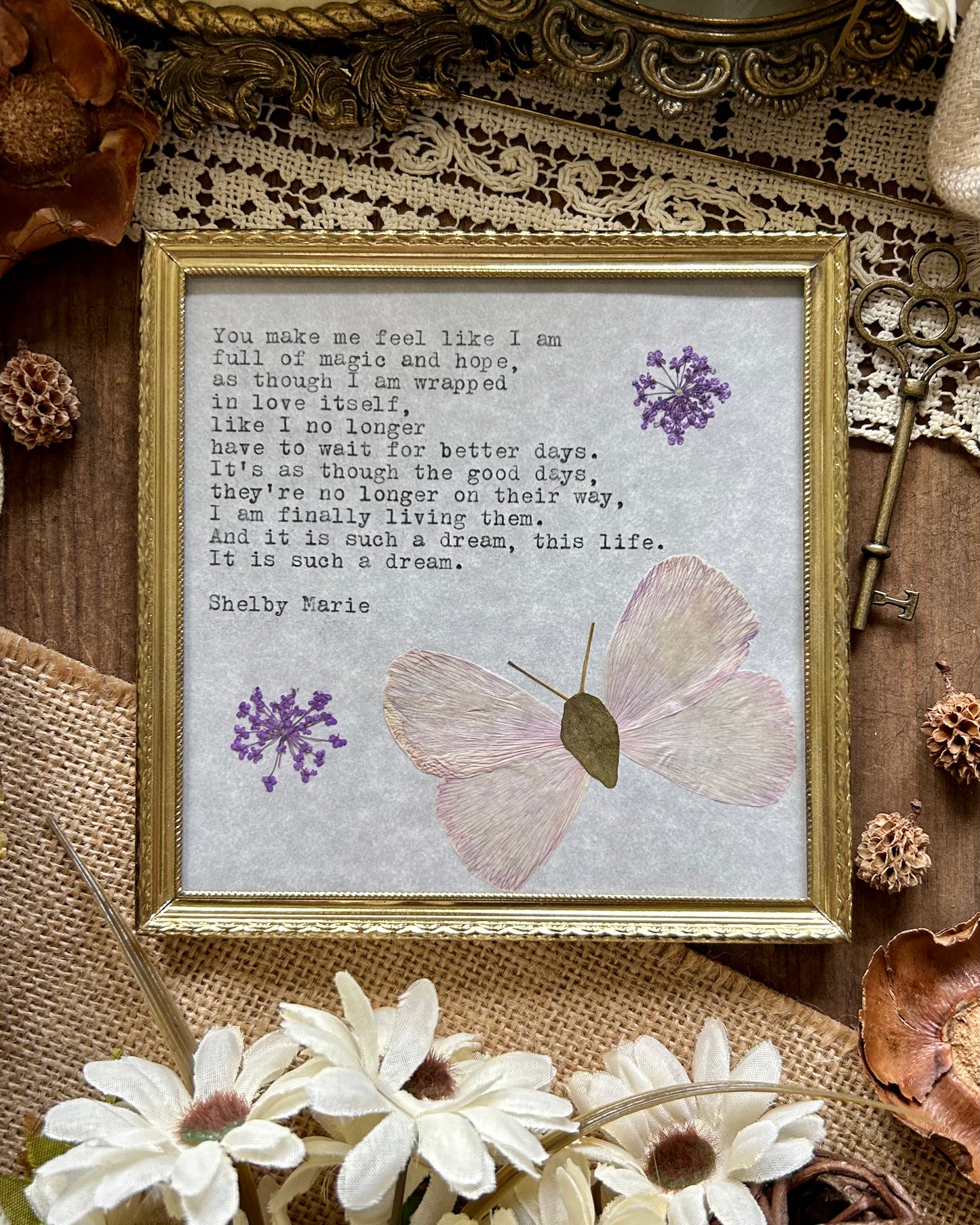 Framed Poem - A Dream