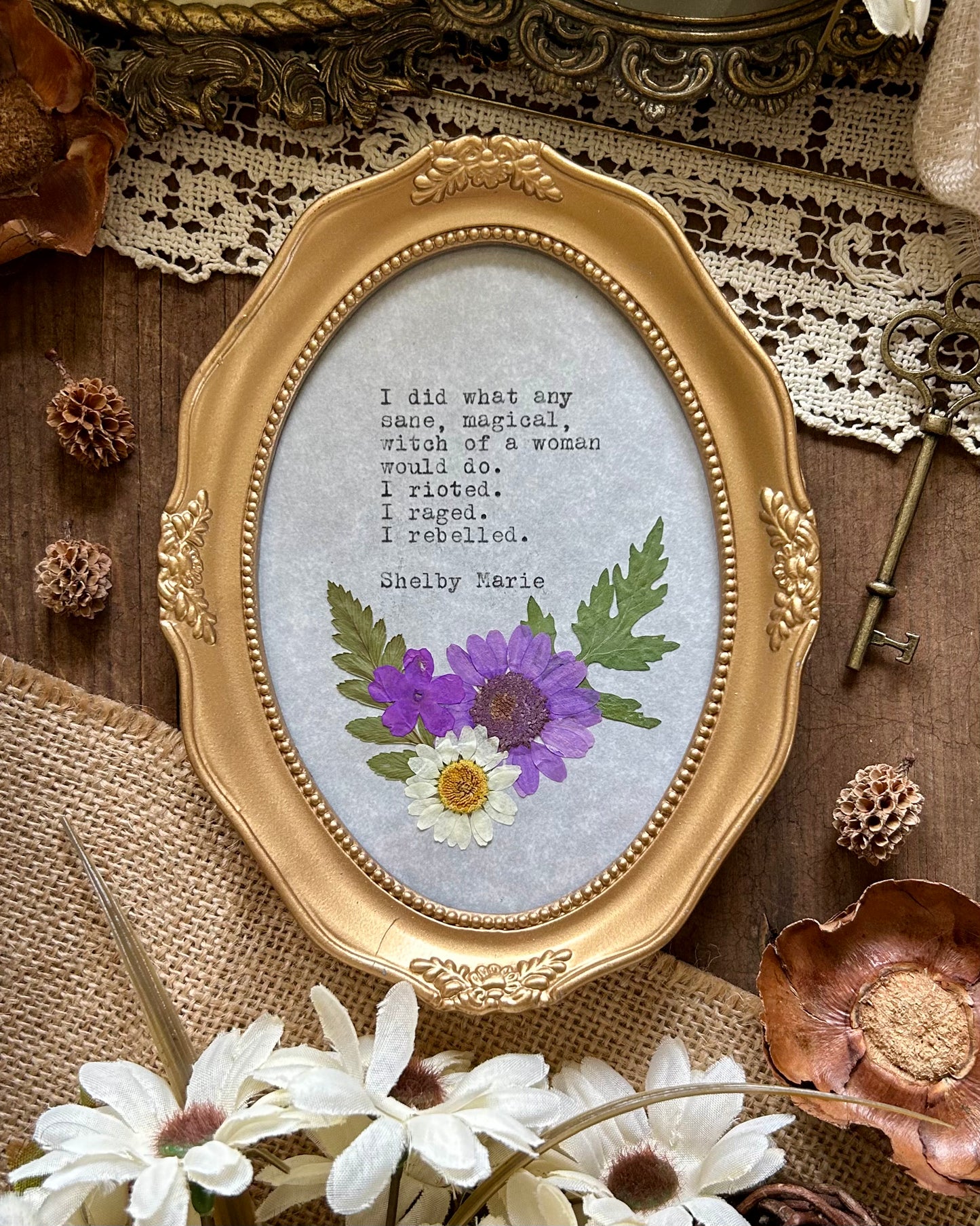 Framed Poem - Magical Woman