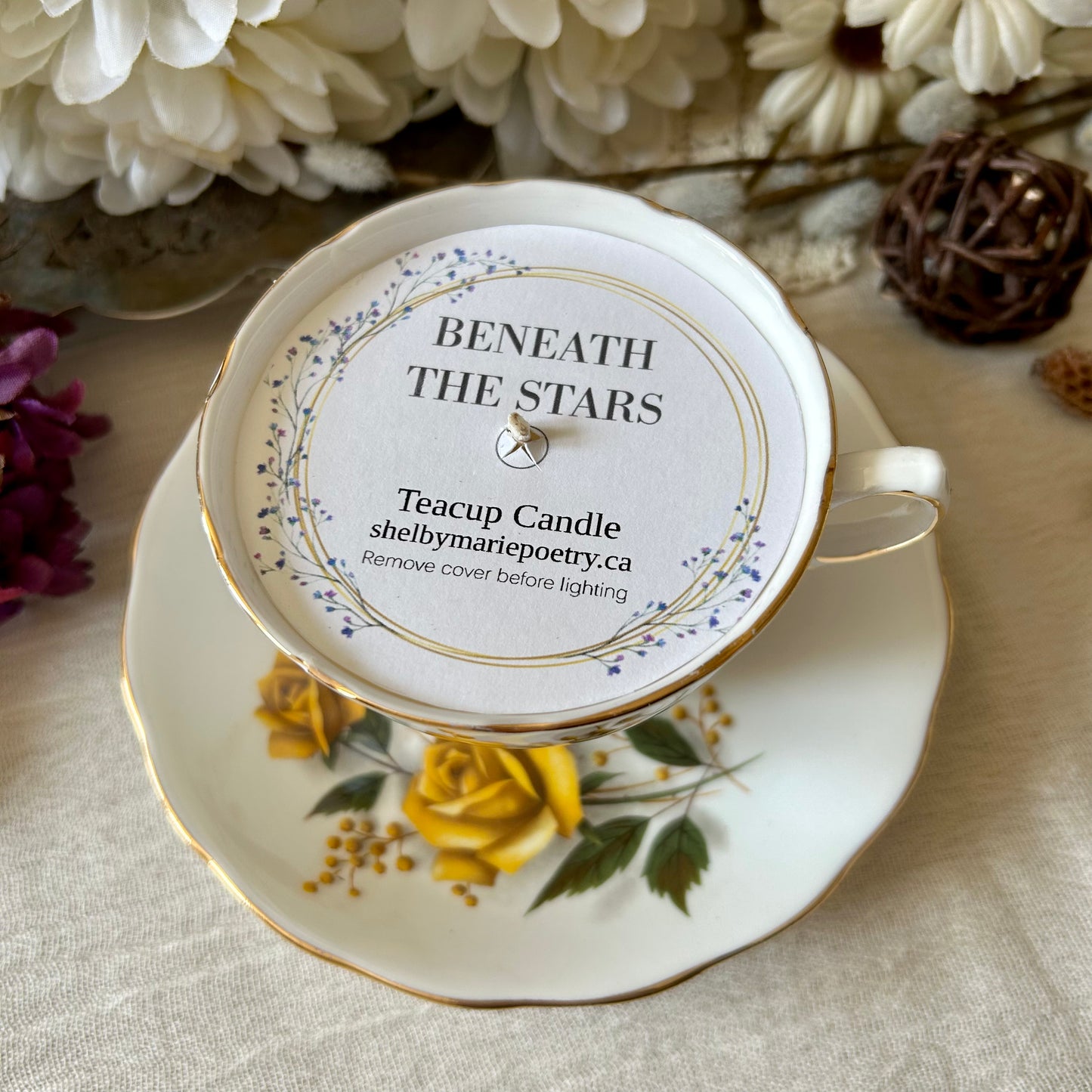 Teacup Candle - Beneath the Stars