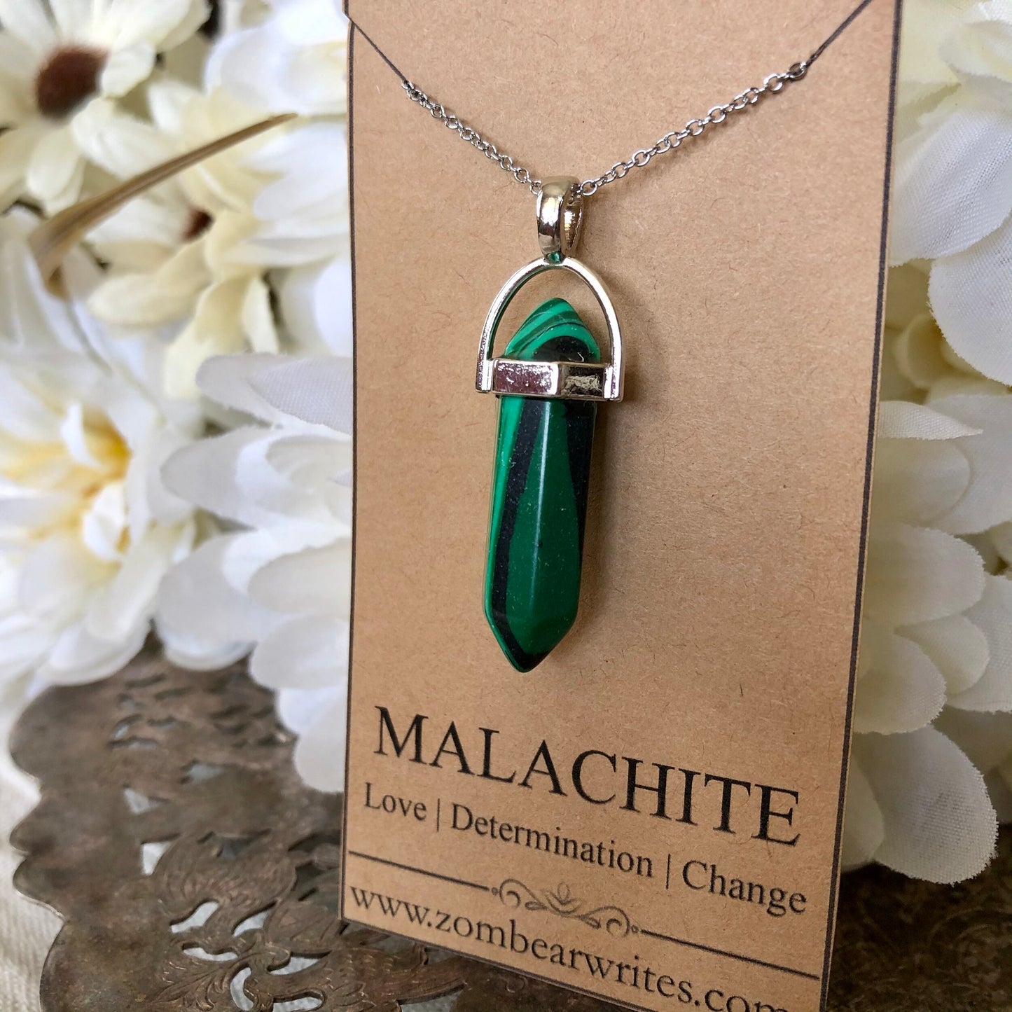 Malachite - Natural Gemstone Necklace