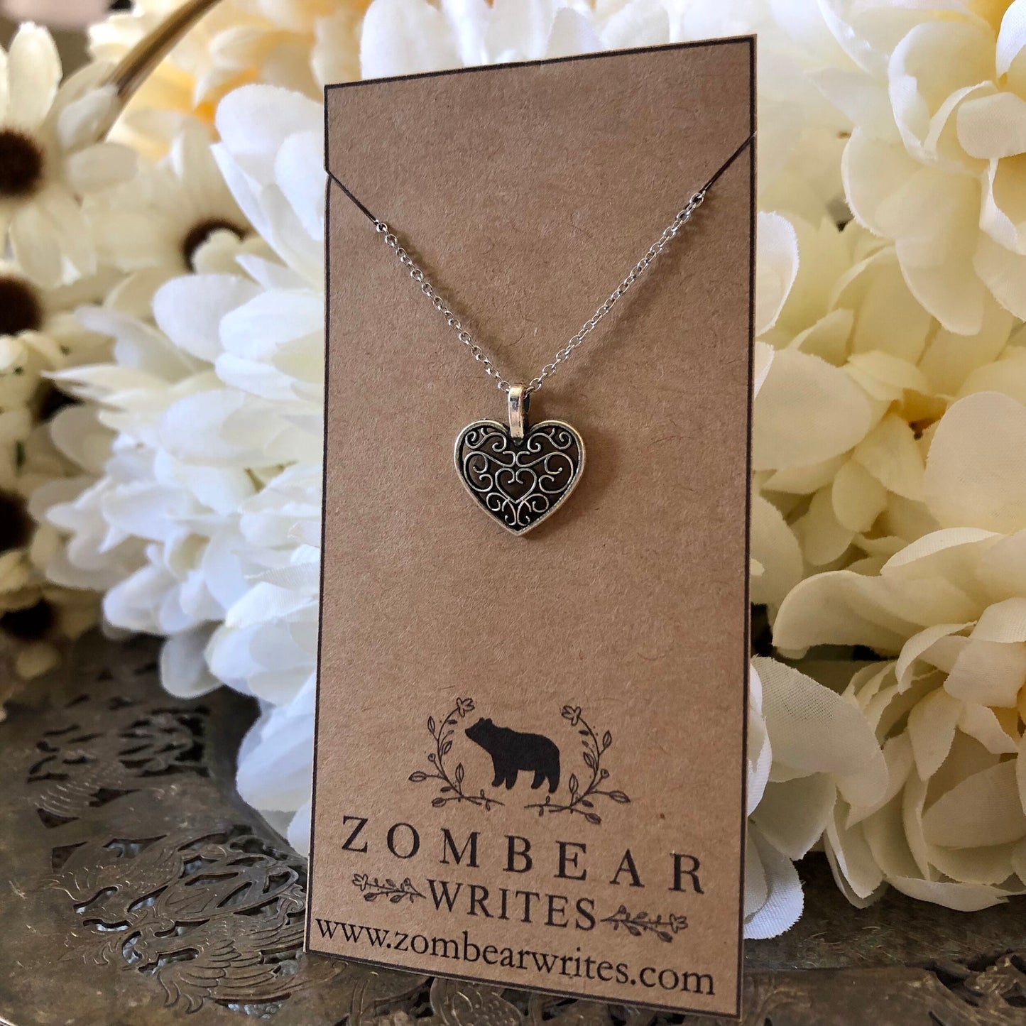 Filigree Heart Necklace