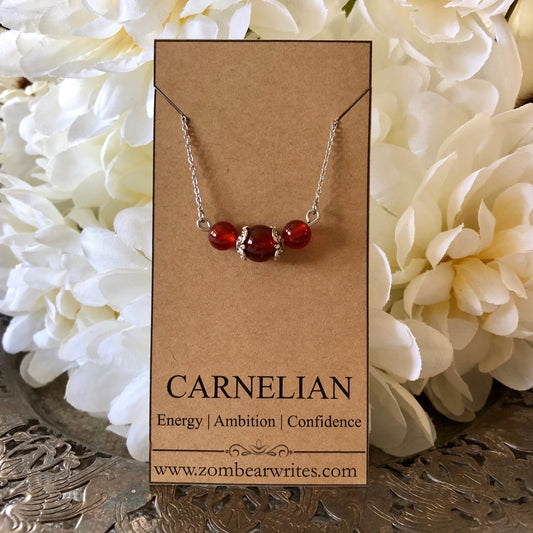 Carnelian Natural Gemstone Necklace