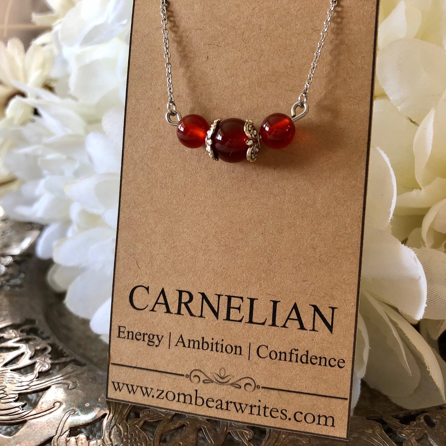Carnelian Natural Gemstone Necklace