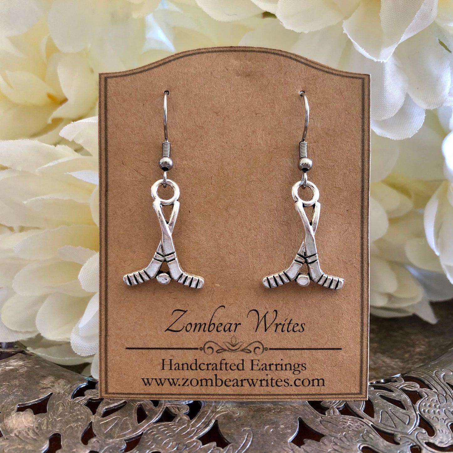 Hockey Earrings