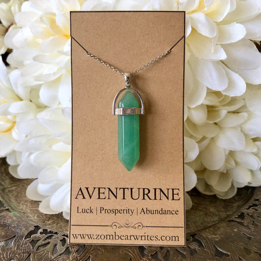 Aventurine - Natural Gemstone Necklace