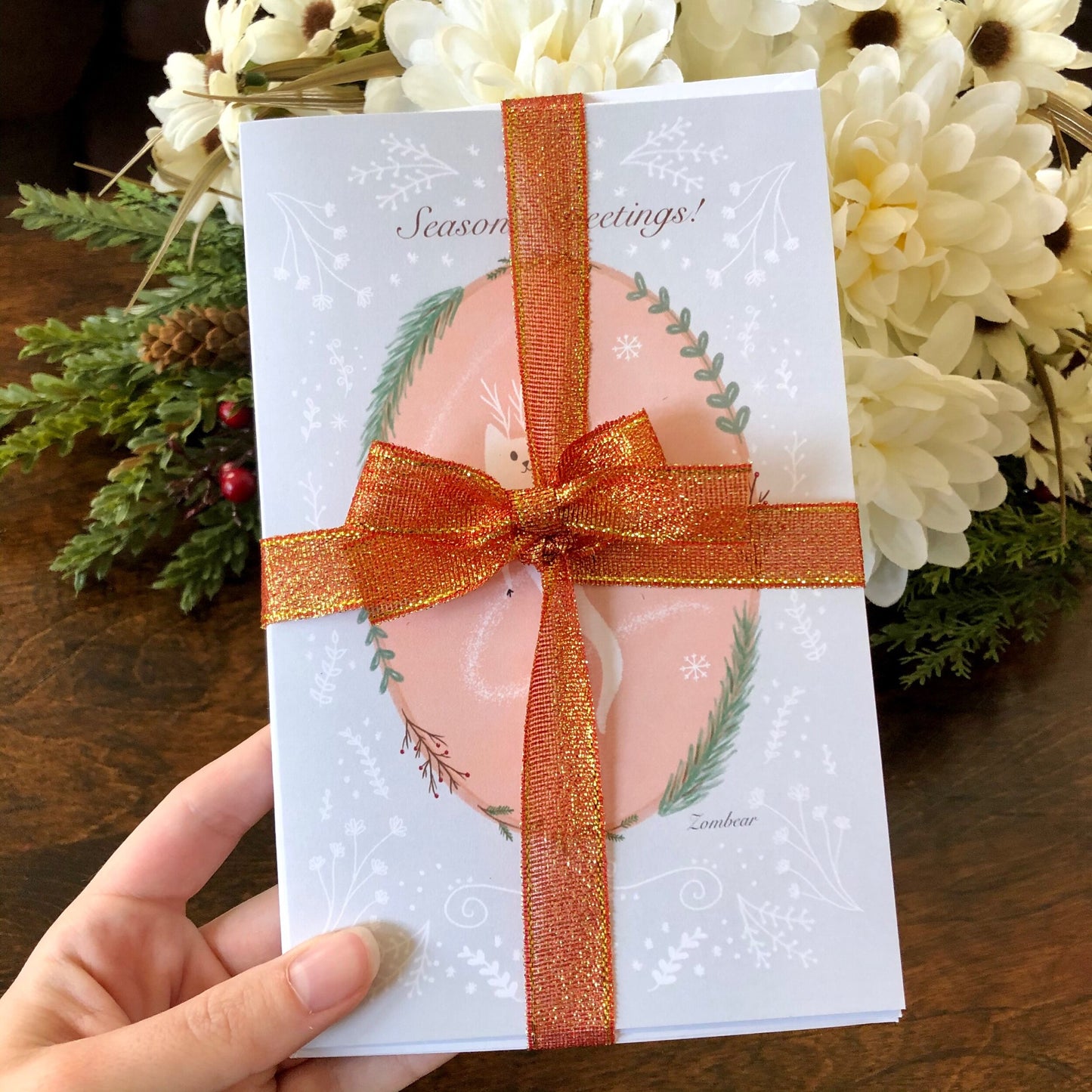 Ghost Cat Christmas Card Bundle