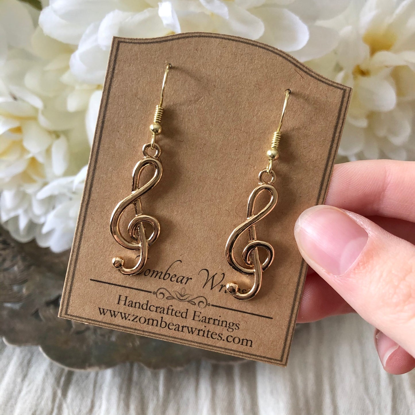 Treble Clef Earrings