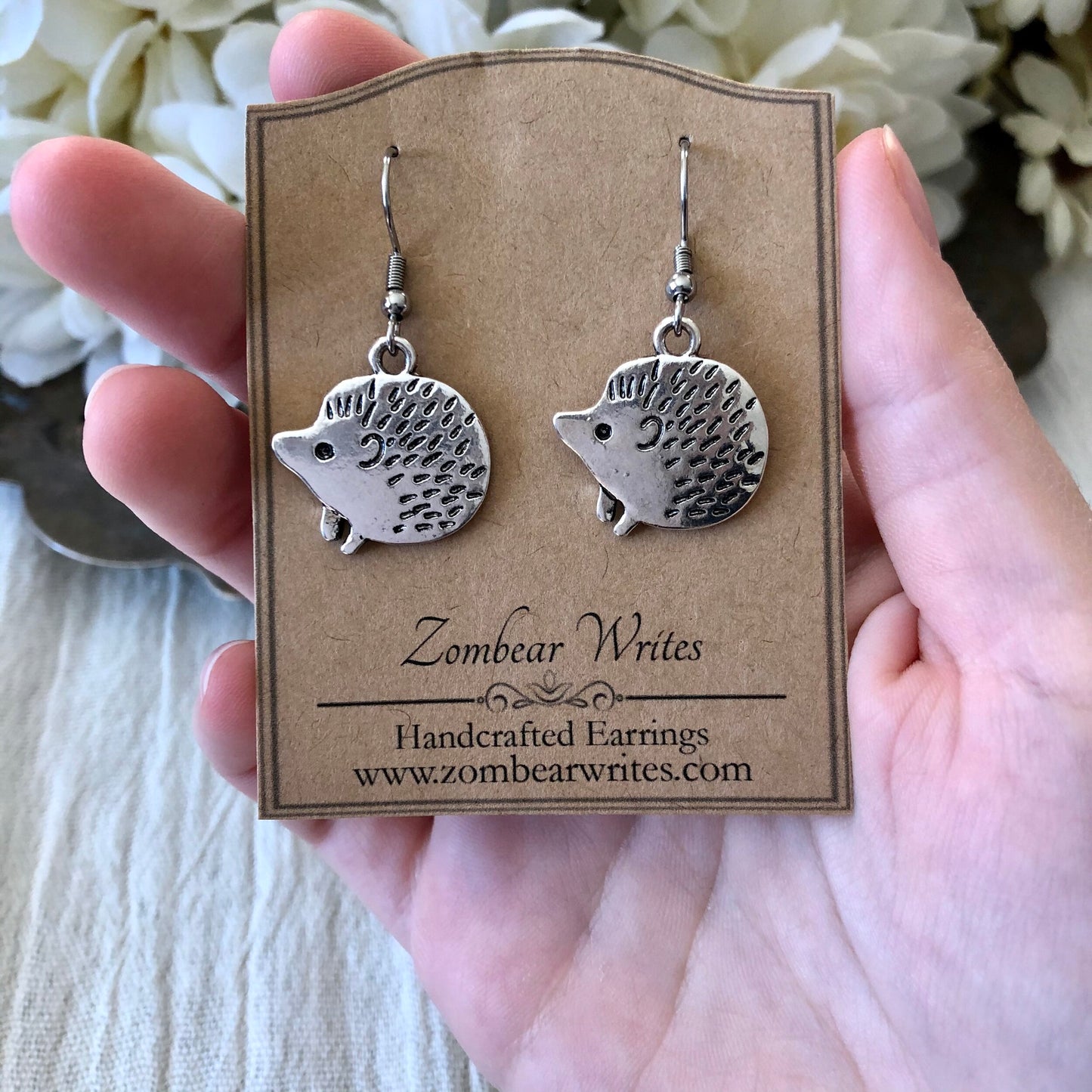 Hedgehog Earrings