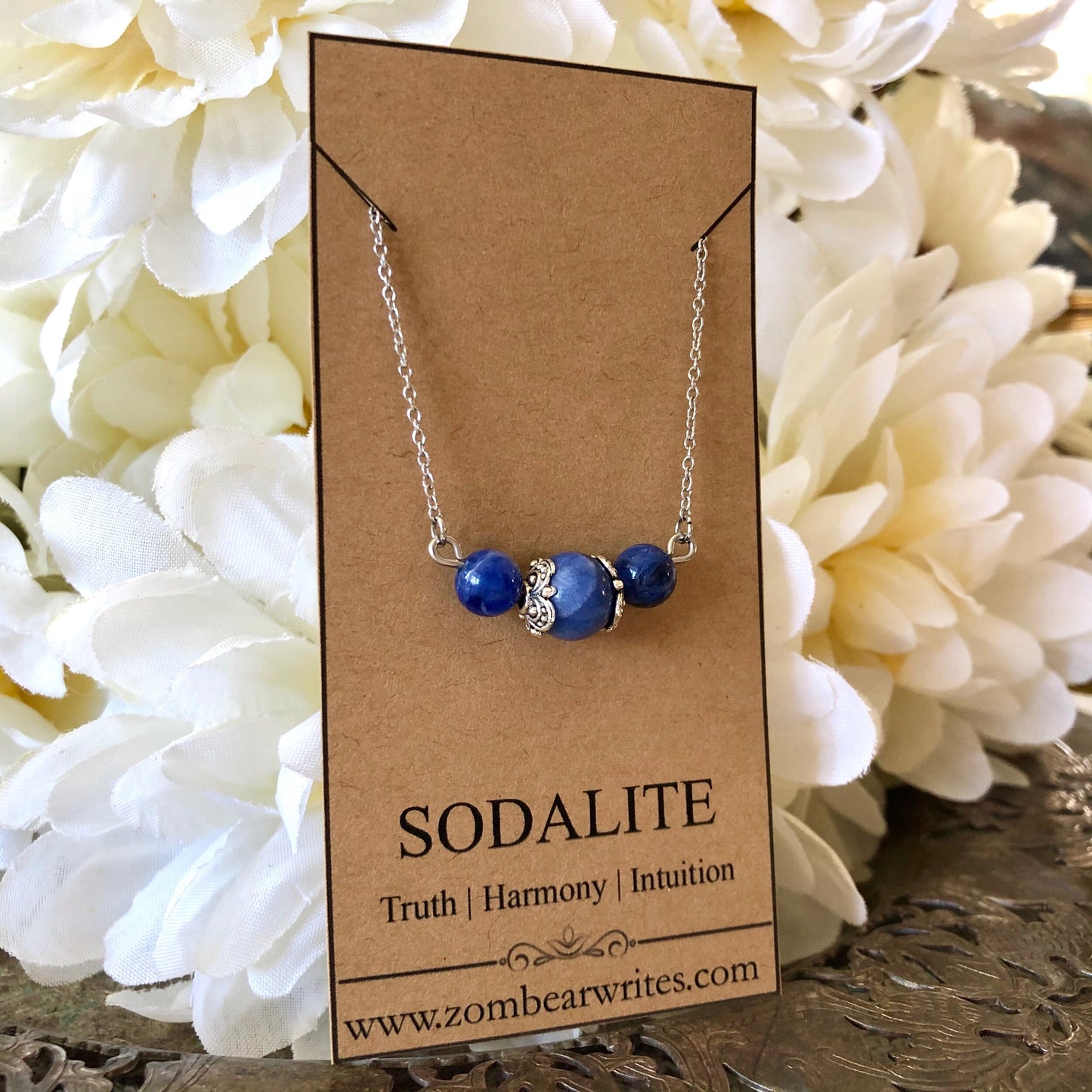 Sodalite Natural Gemstone Necklace