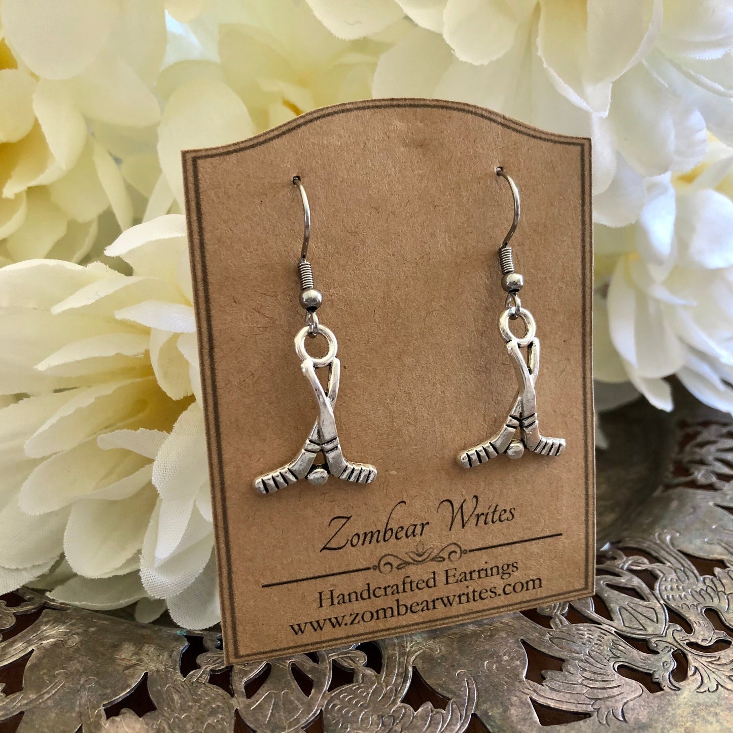 Hockey Earrings