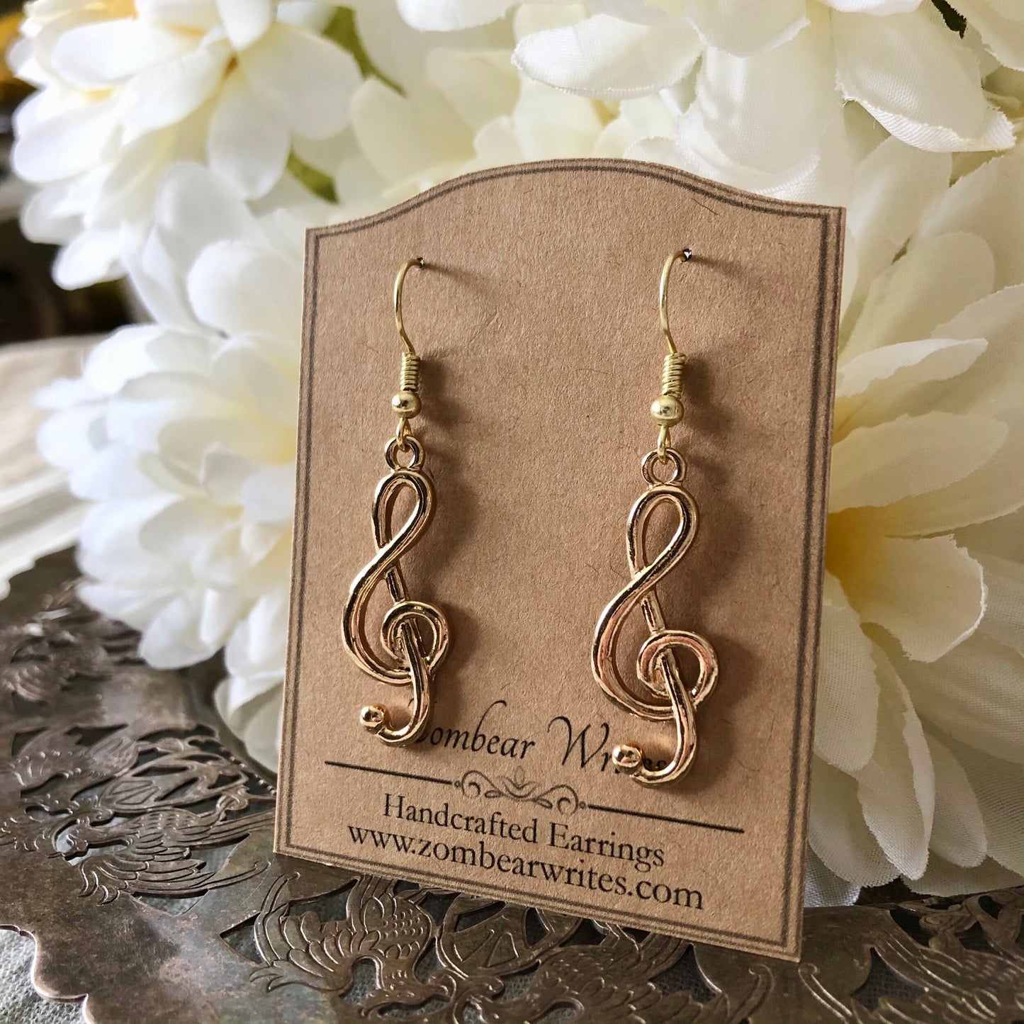 Treble Clef Earrings