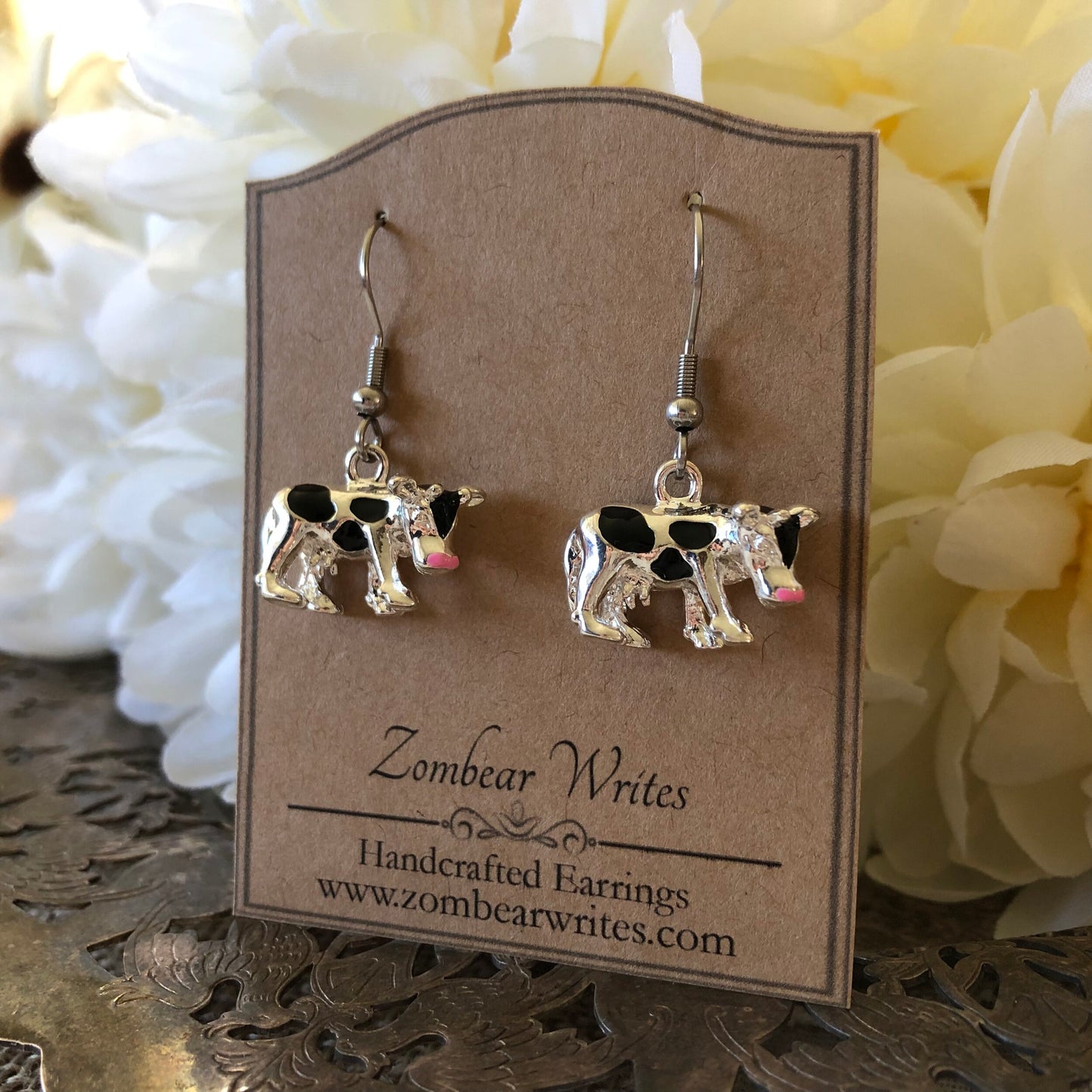 Cow Earrings