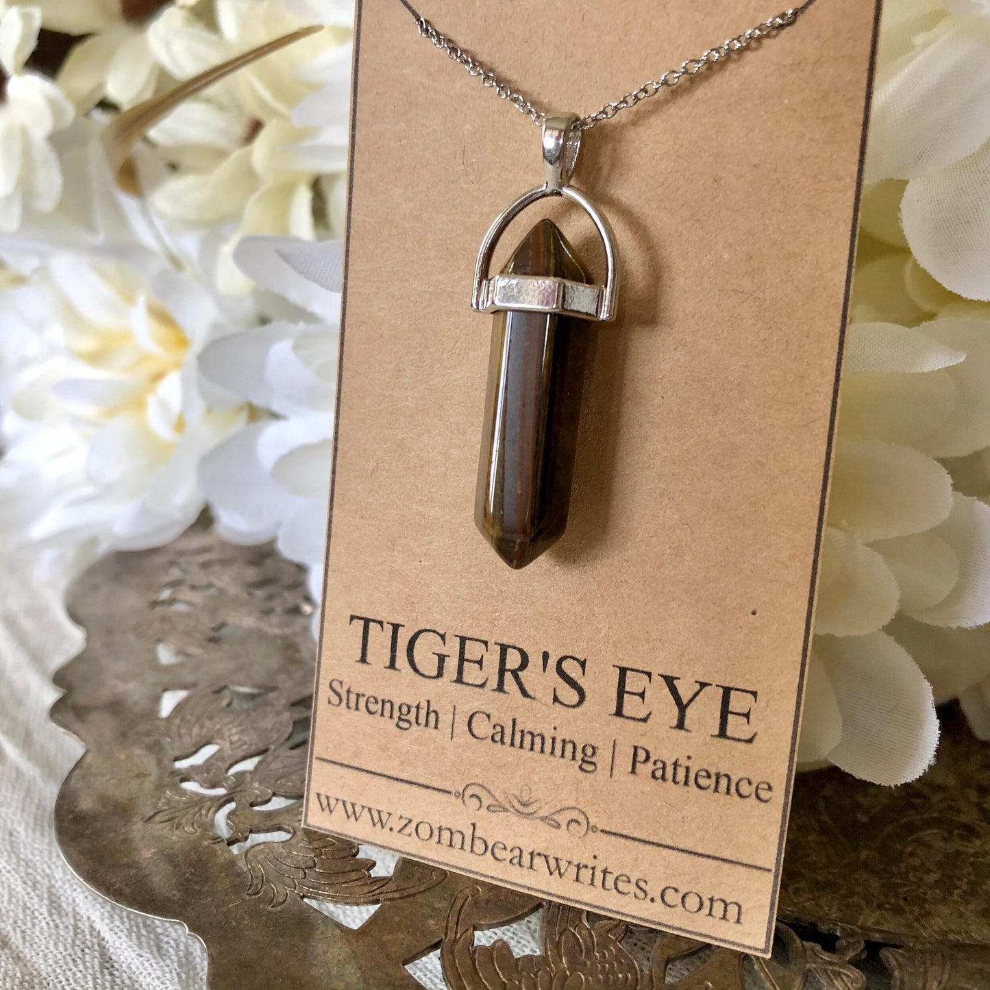 Tiger's Eye - Natural Gemstone Necklace