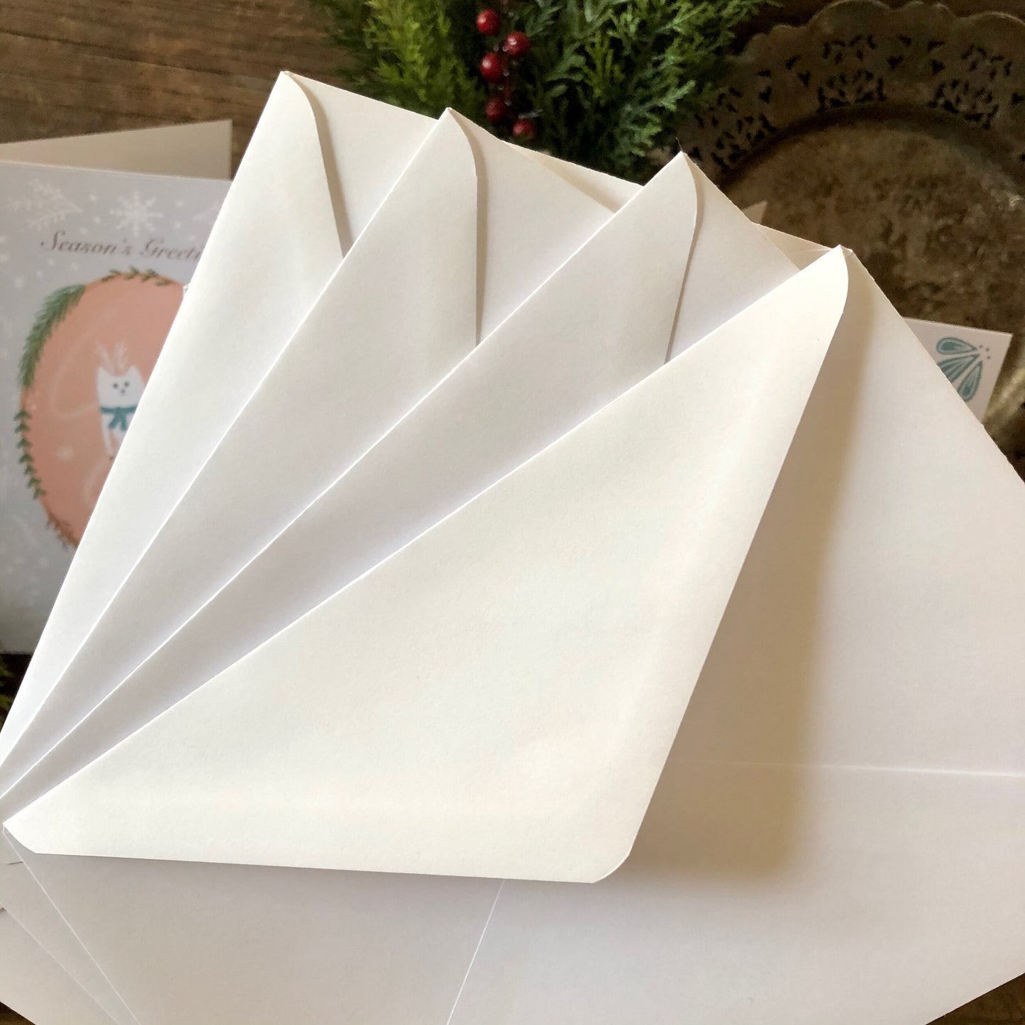 Ghost Cat Christmas Card Bundle