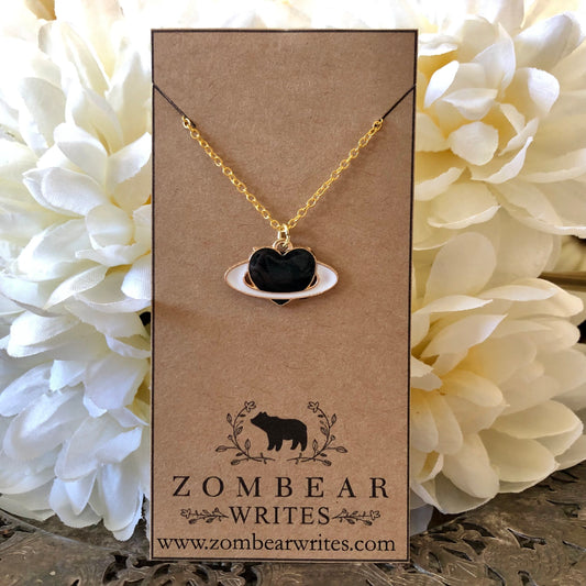 Black Heart Necklace
