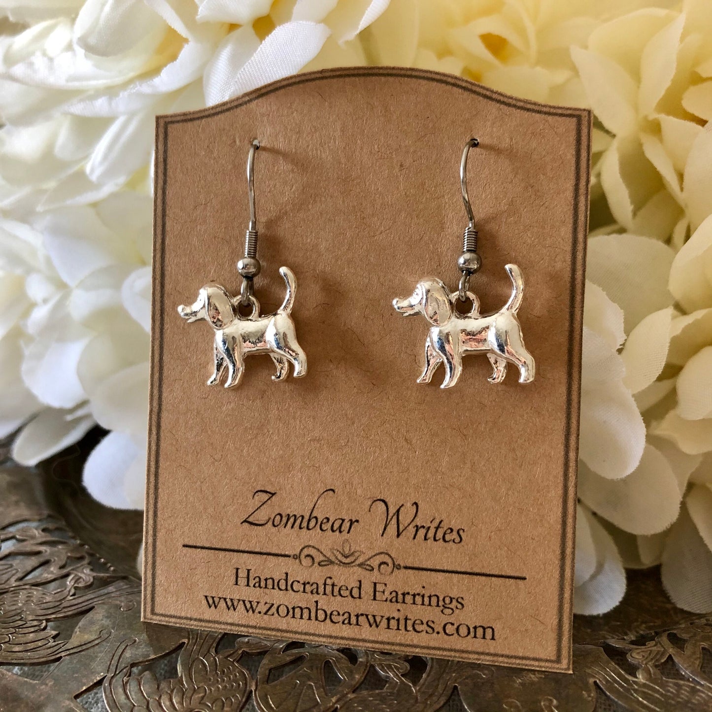 Dog Earrings