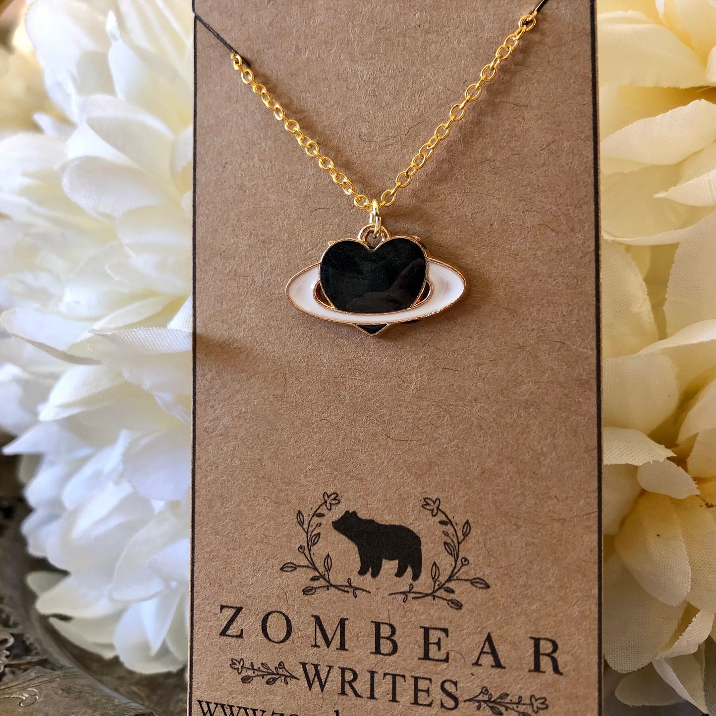 Black Heart Necklace
