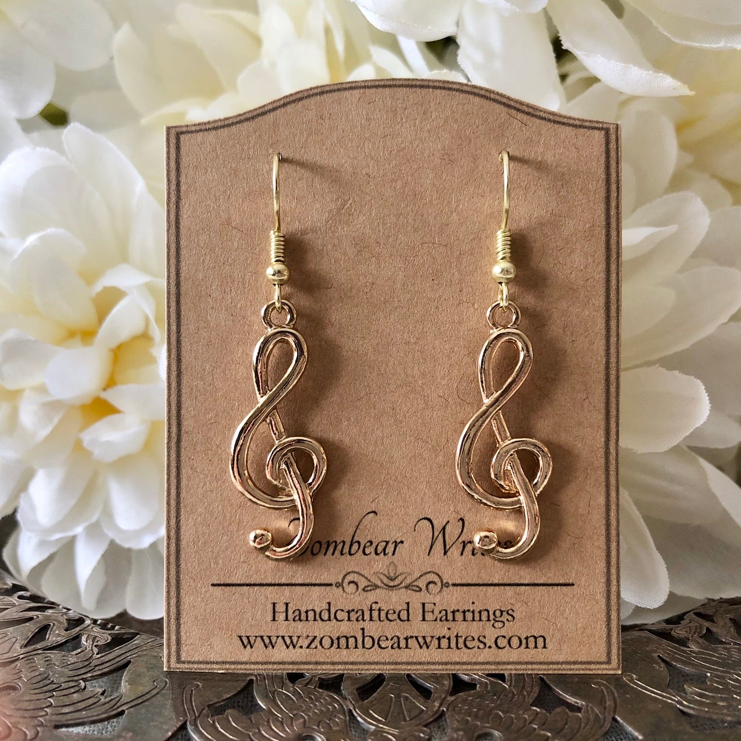 Treble Clef Earrings