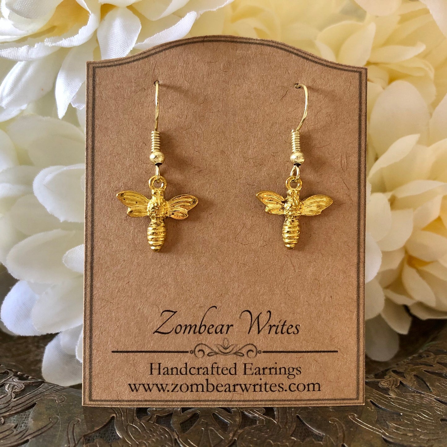 Honey Bee Earrings