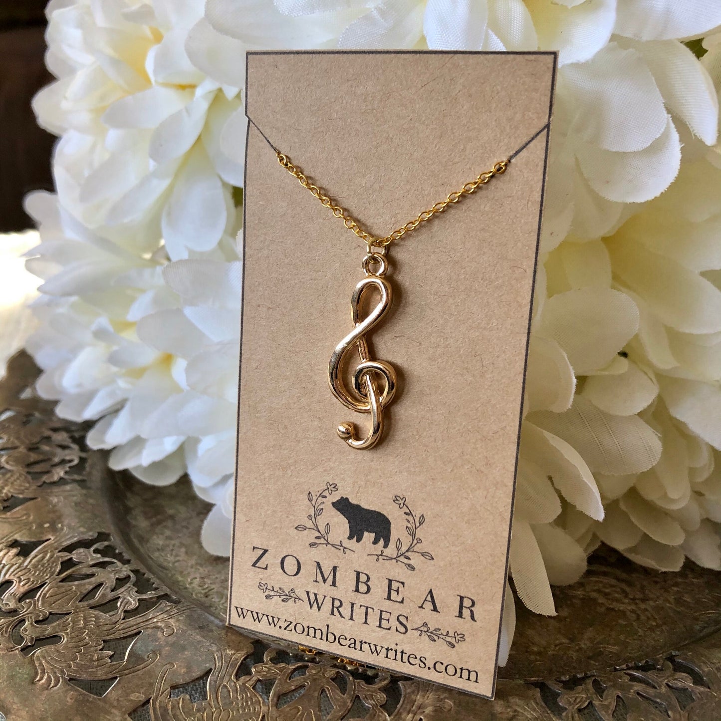 Treble Clef Necklace