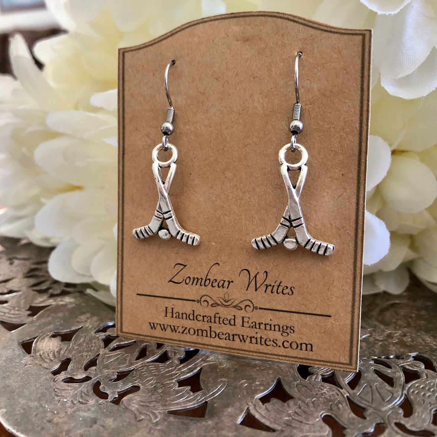 Hockey Earrings