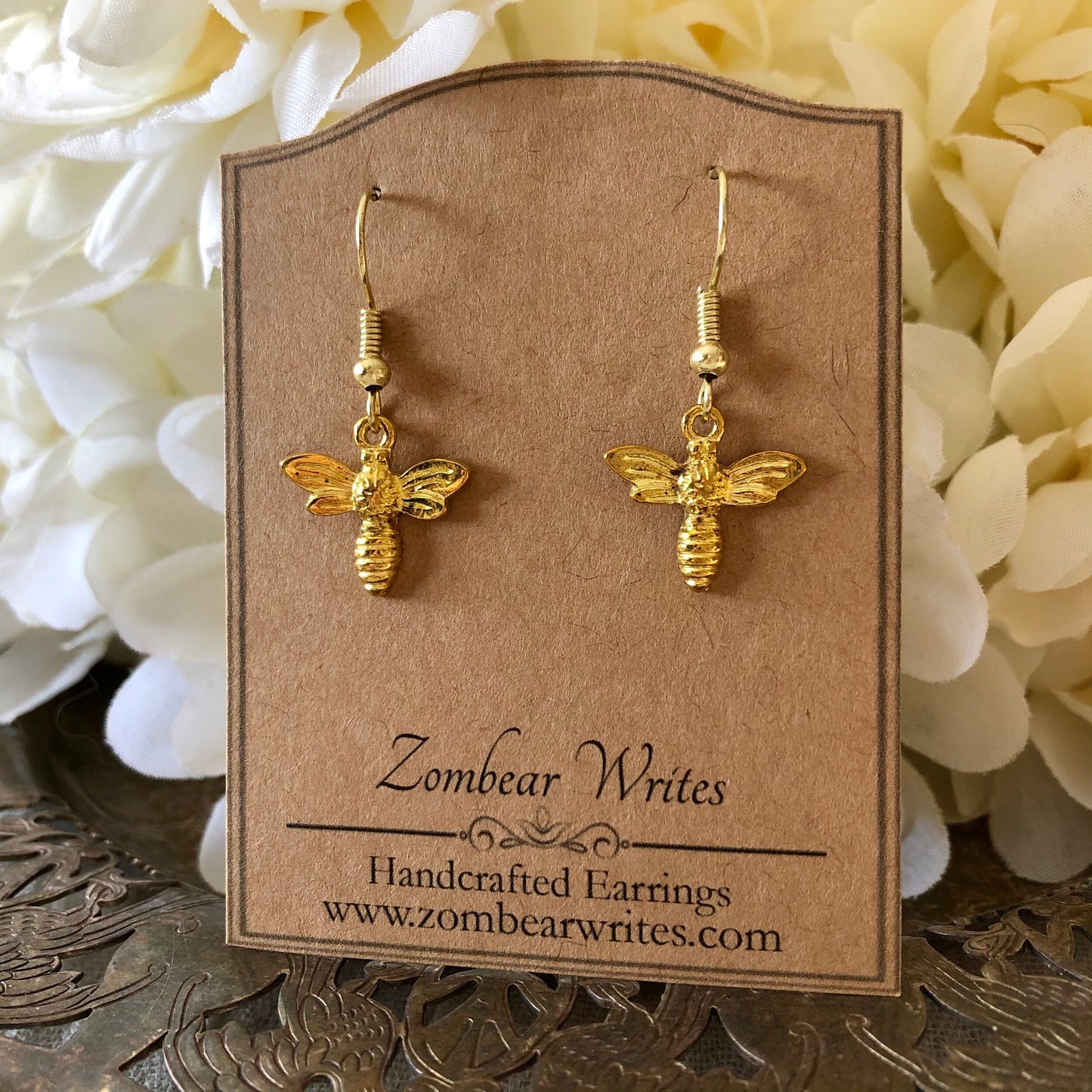 Honey Bee Earrings