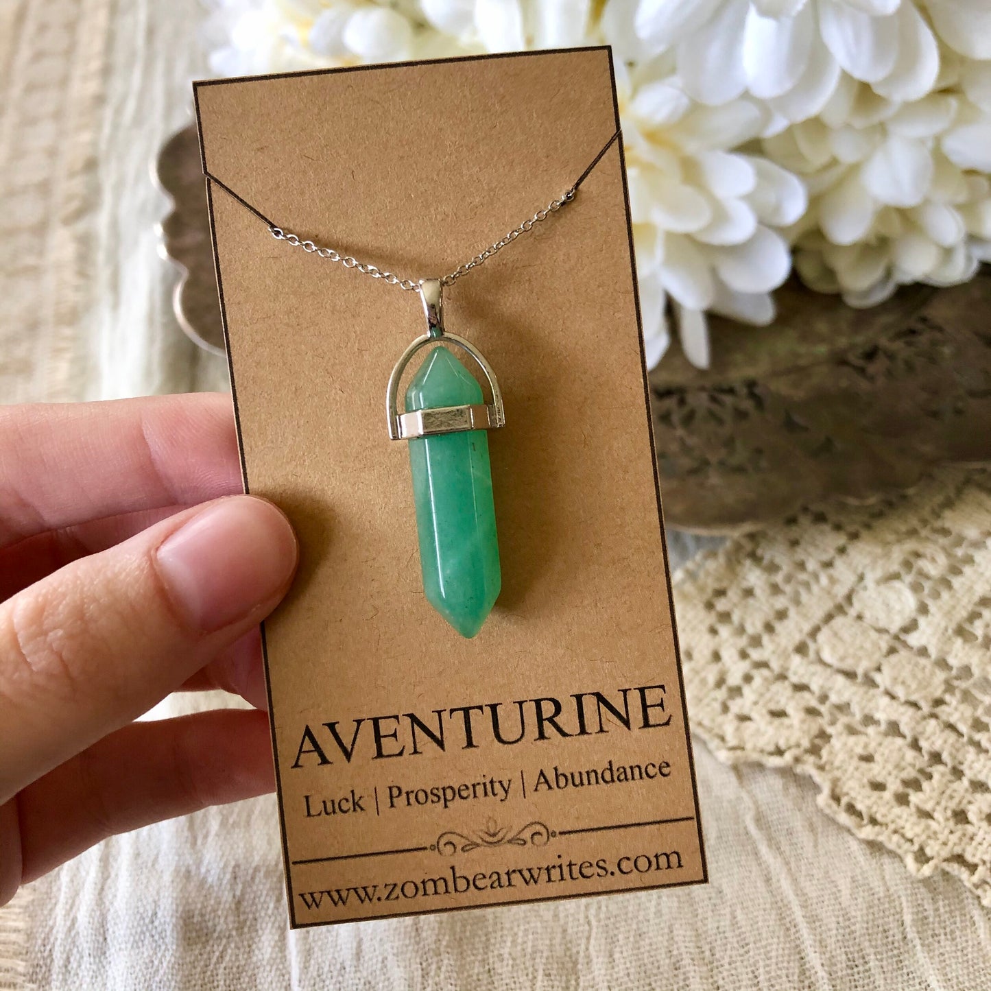 Aventurine - Natural Gemstone Necklace