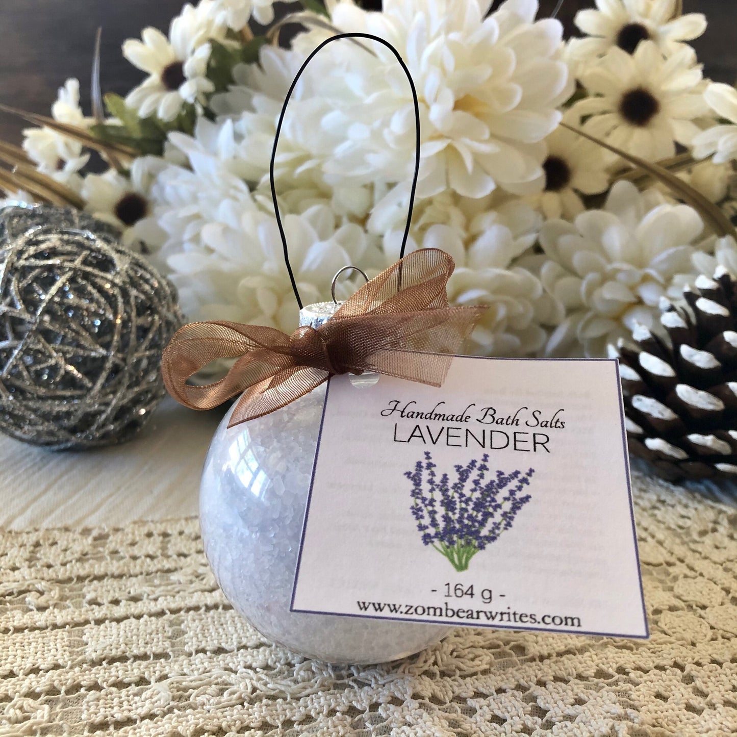 Lavender - Bath Salt Ornament