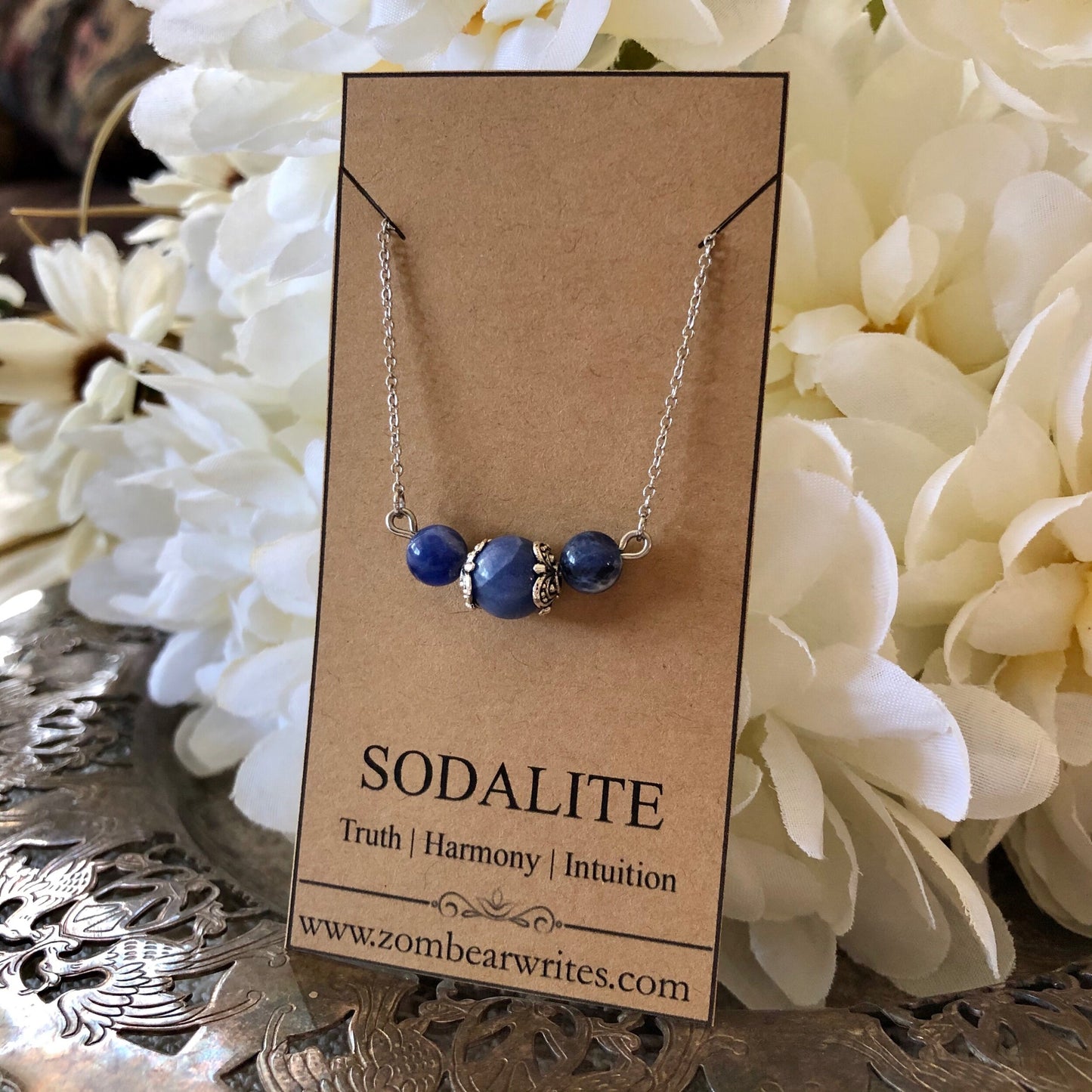 Sodalite Natural Gemstone Necklace