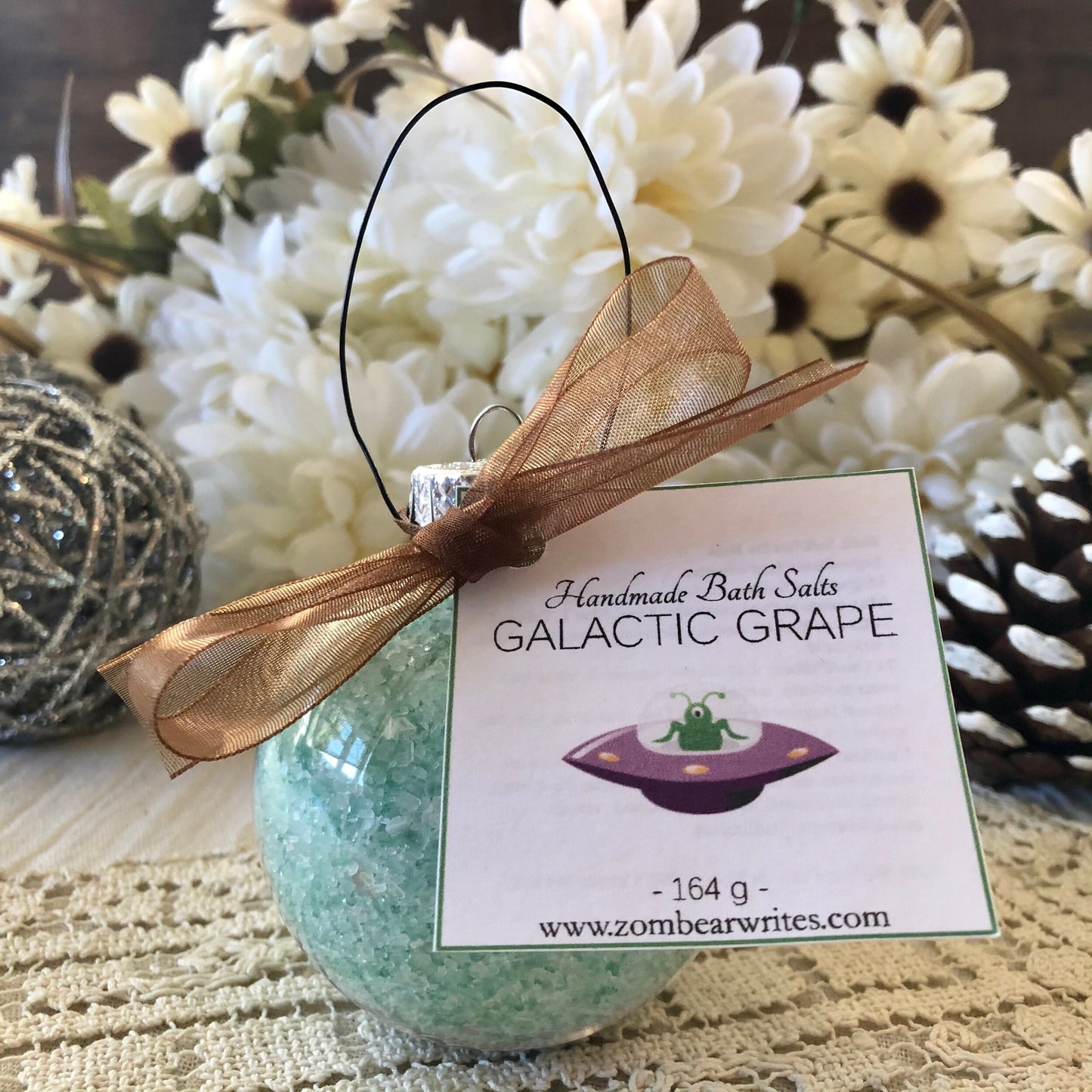Galactic Grape - Bath Salt Ornament