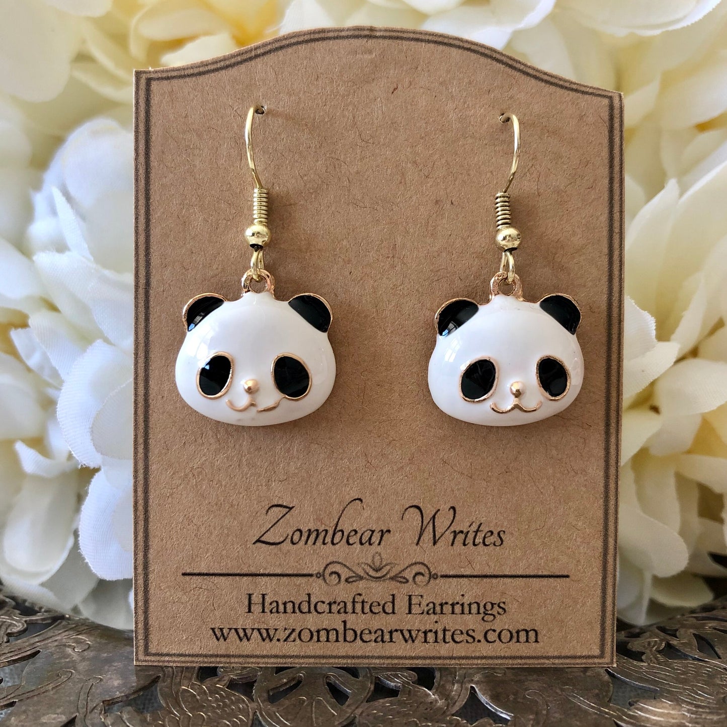 Panda Earrings