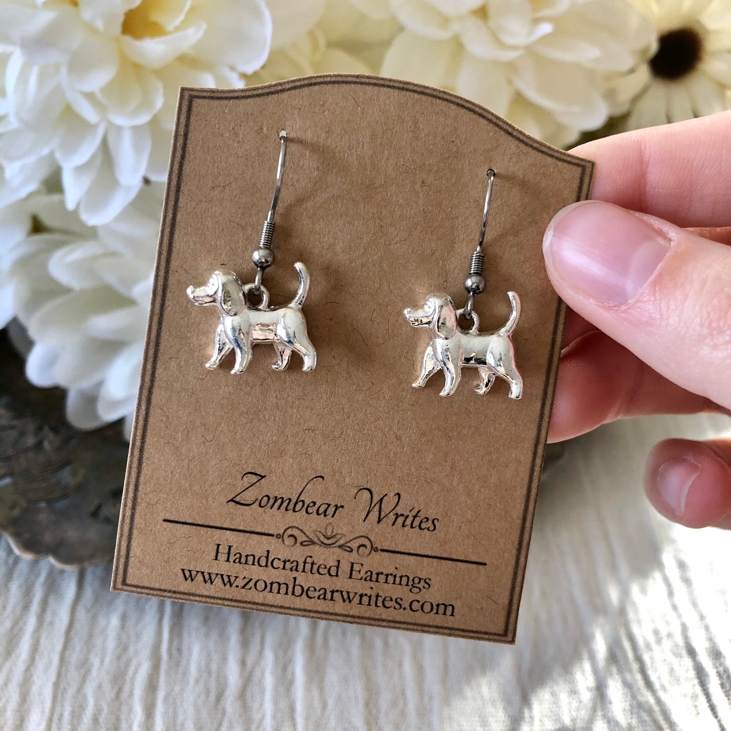 Dog Earrings