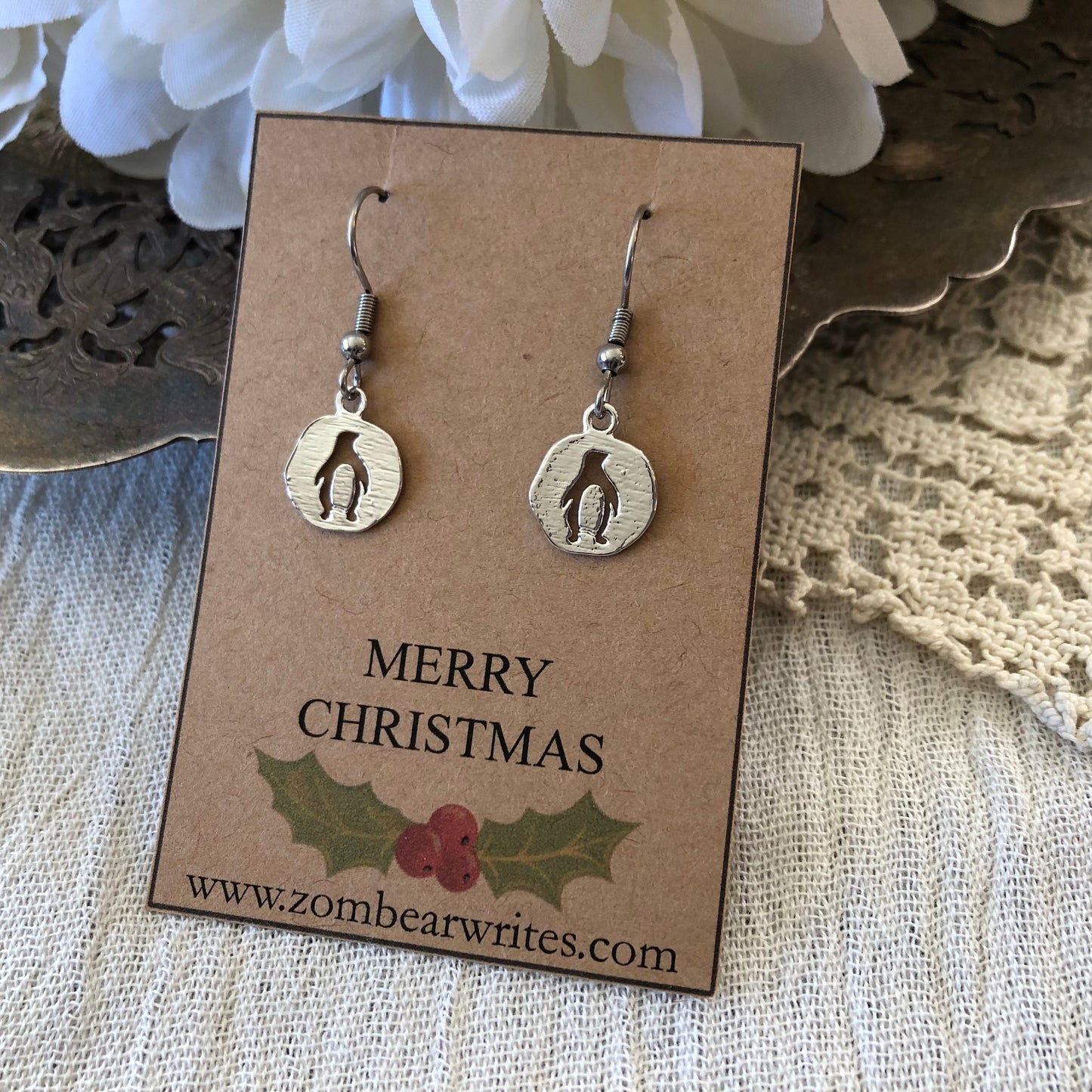 Penguin Earrings
