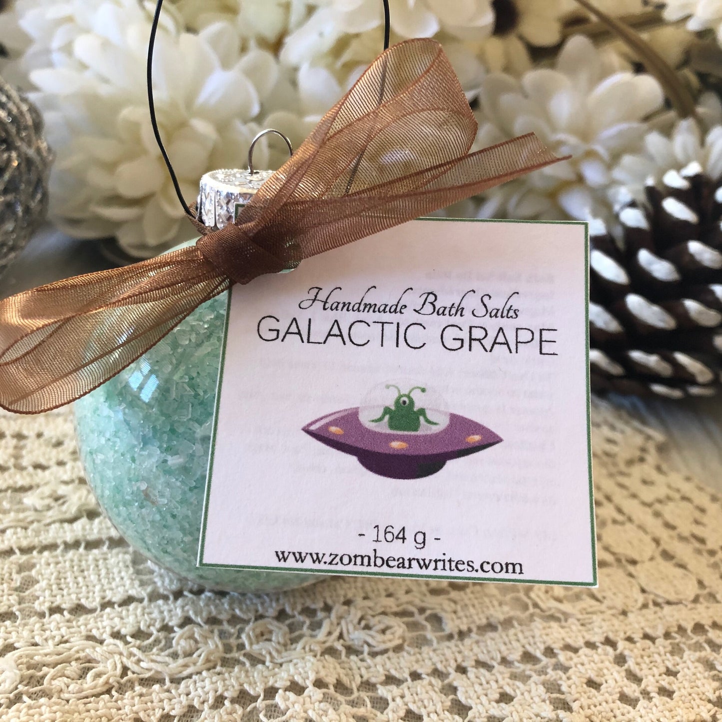 Galactic Grape - Bath Salt Ornament
